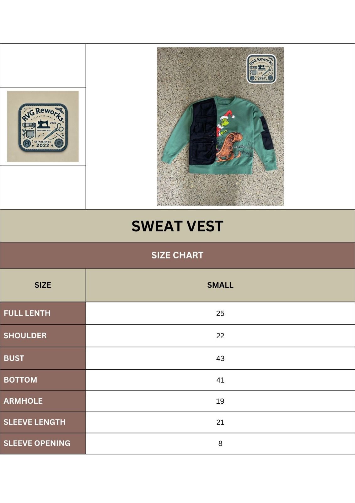 Upcycled Utility Pocket Sweatshirt