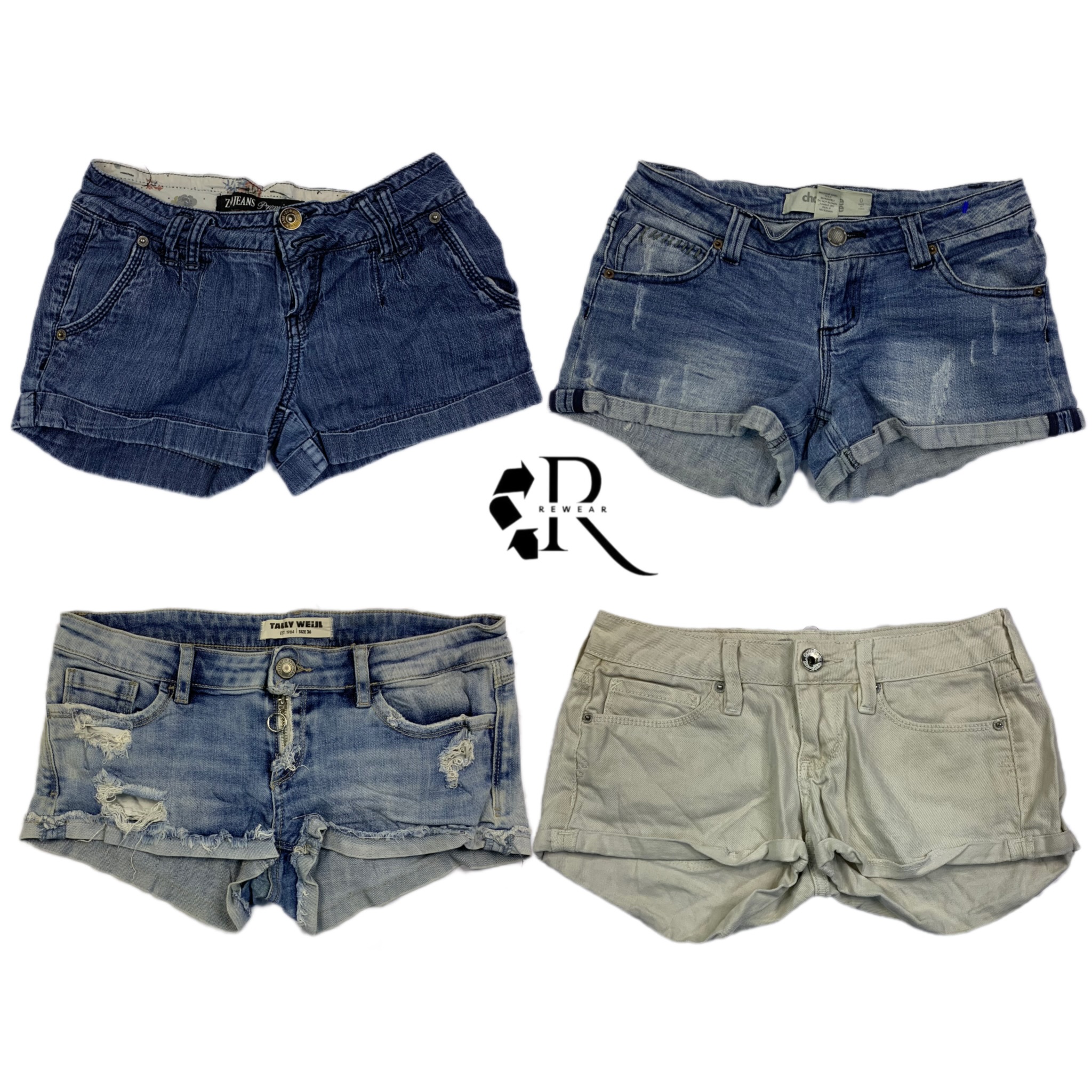 Y2K Britney Era Girl Denim Hot Mini Short RW-1345