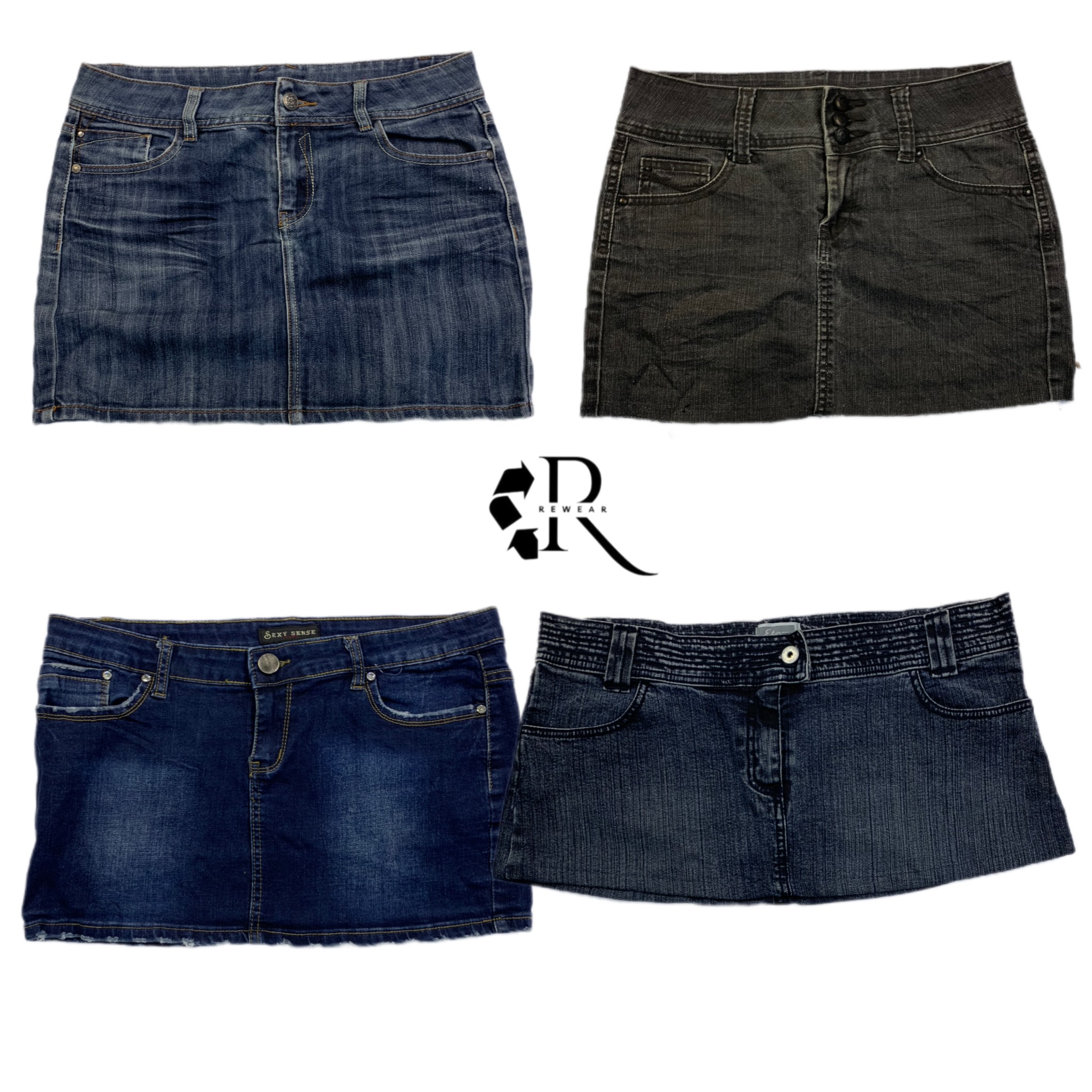 Y2K Paris Hilton Girls Micro Mini Sexy Skirts RW-1352