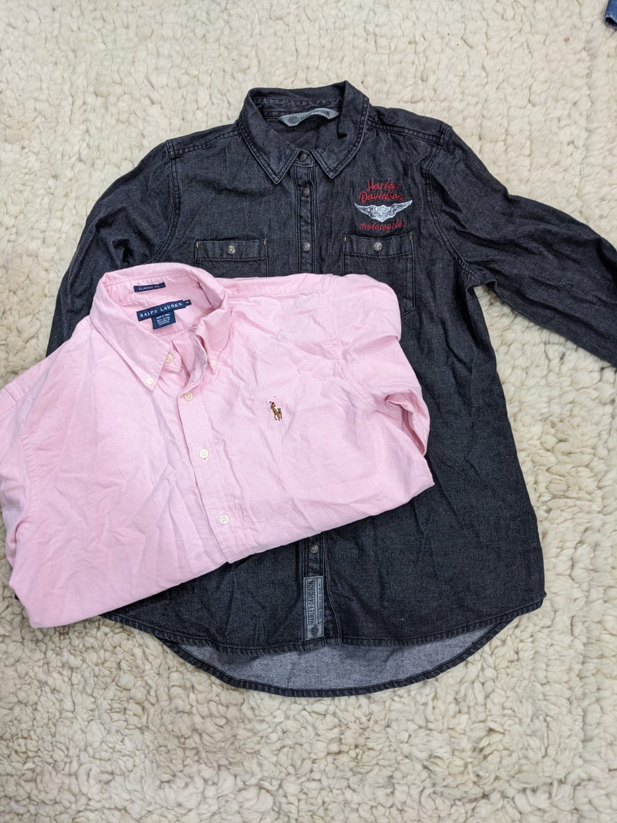 Ralph Lauren, Harley Davidson & Levis Camisas Femininas Mix