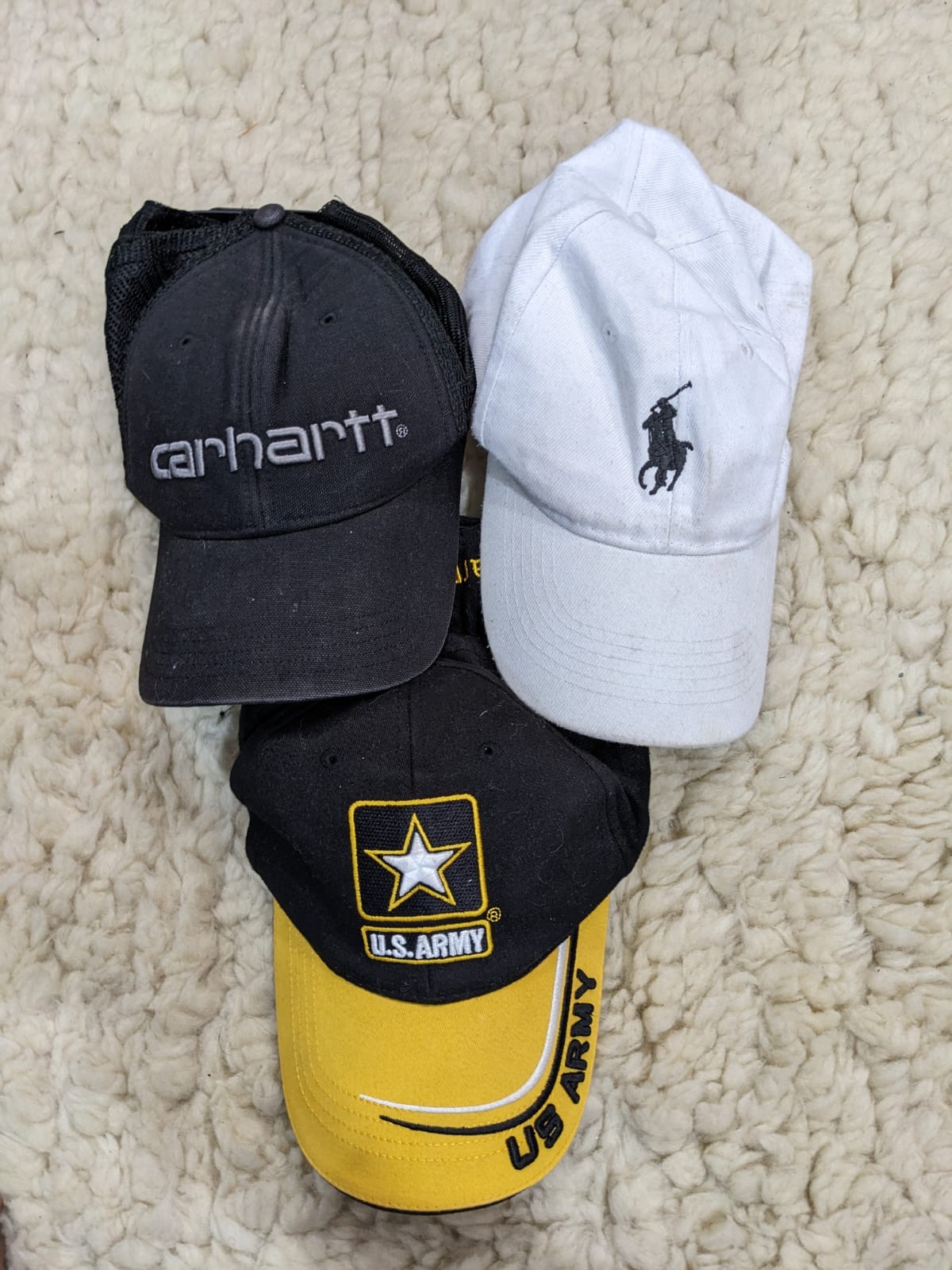Caps Mix (Carhartt, Ralph Lauren, US Army & More)