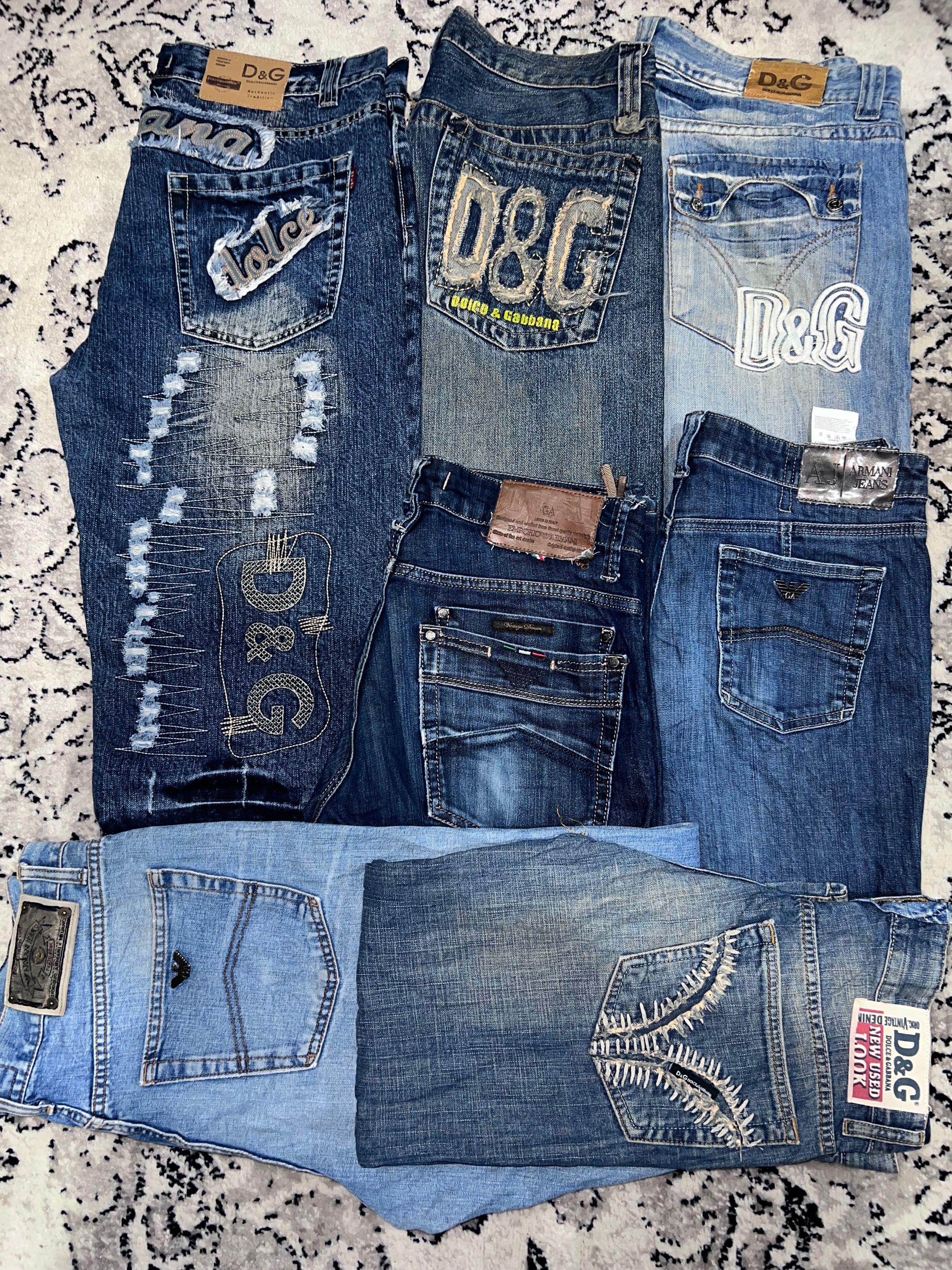 D&G And Armani jeans