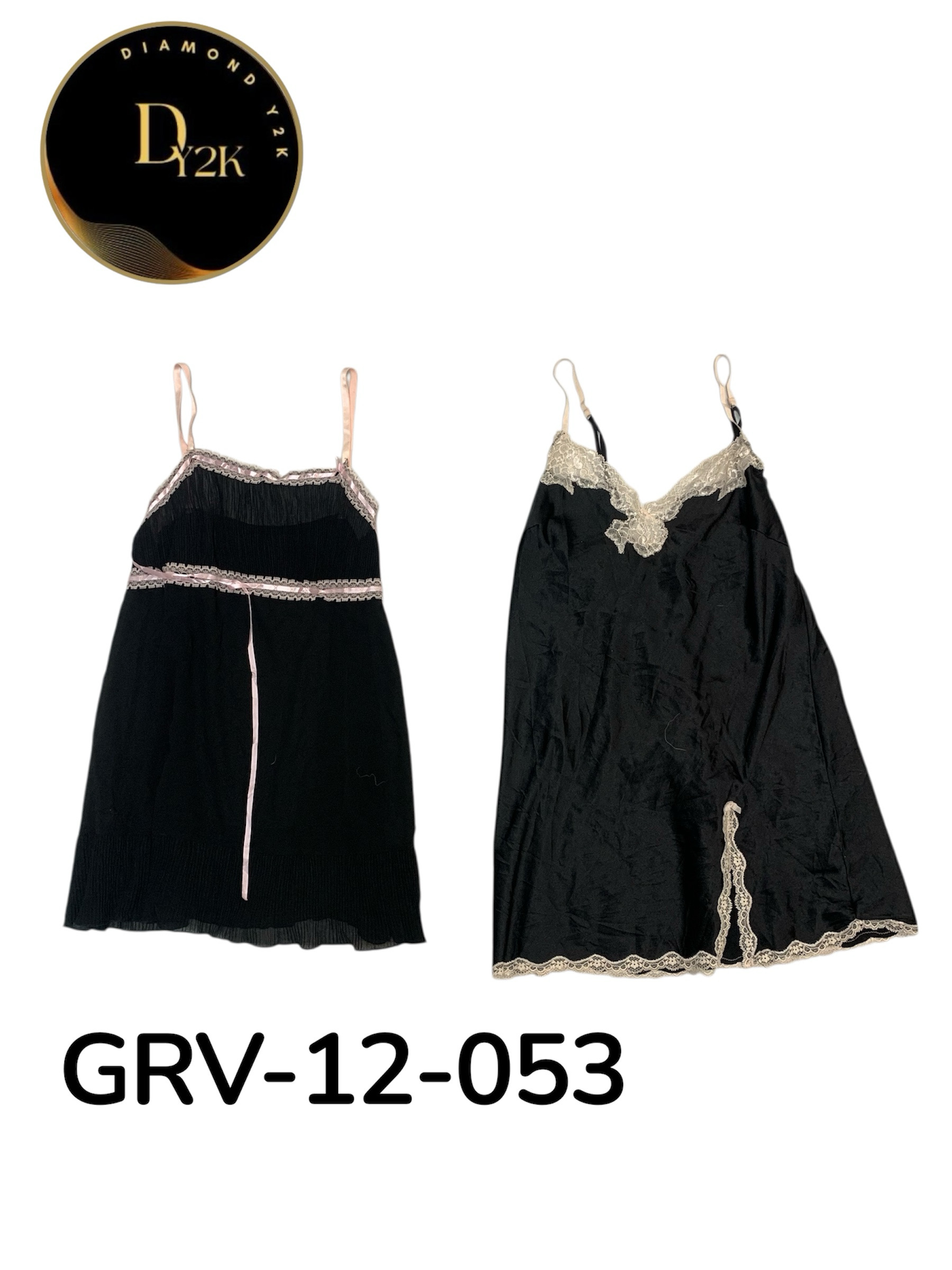 Classic Y2K Slip Dress – Trendy Retro Look (GRV-12-053)