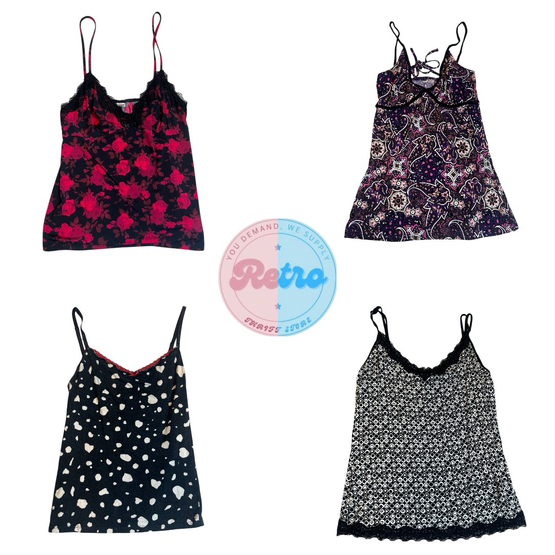 Trendy Printed Camisole Tops – Lightweight, Comfortable (E)