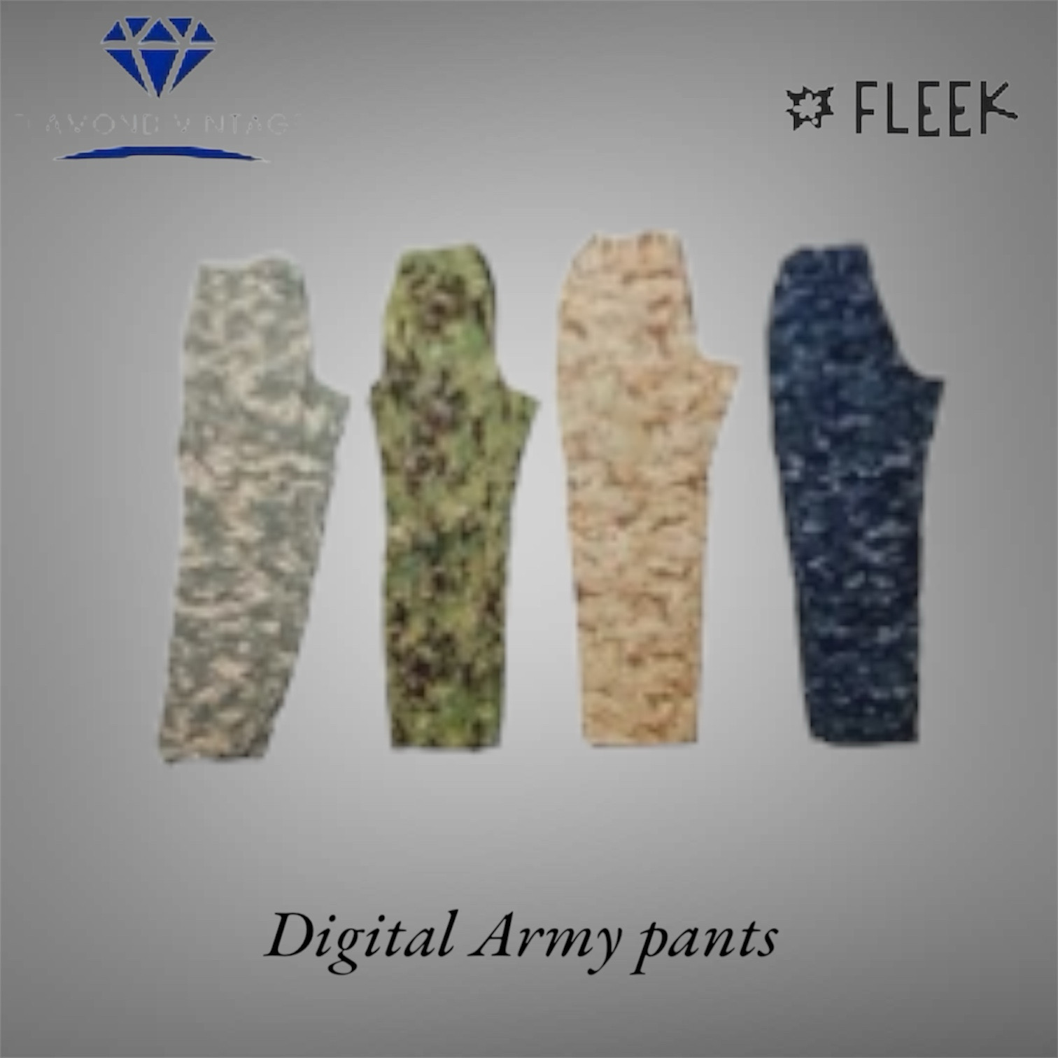 Digital army pants (DV -12-264)