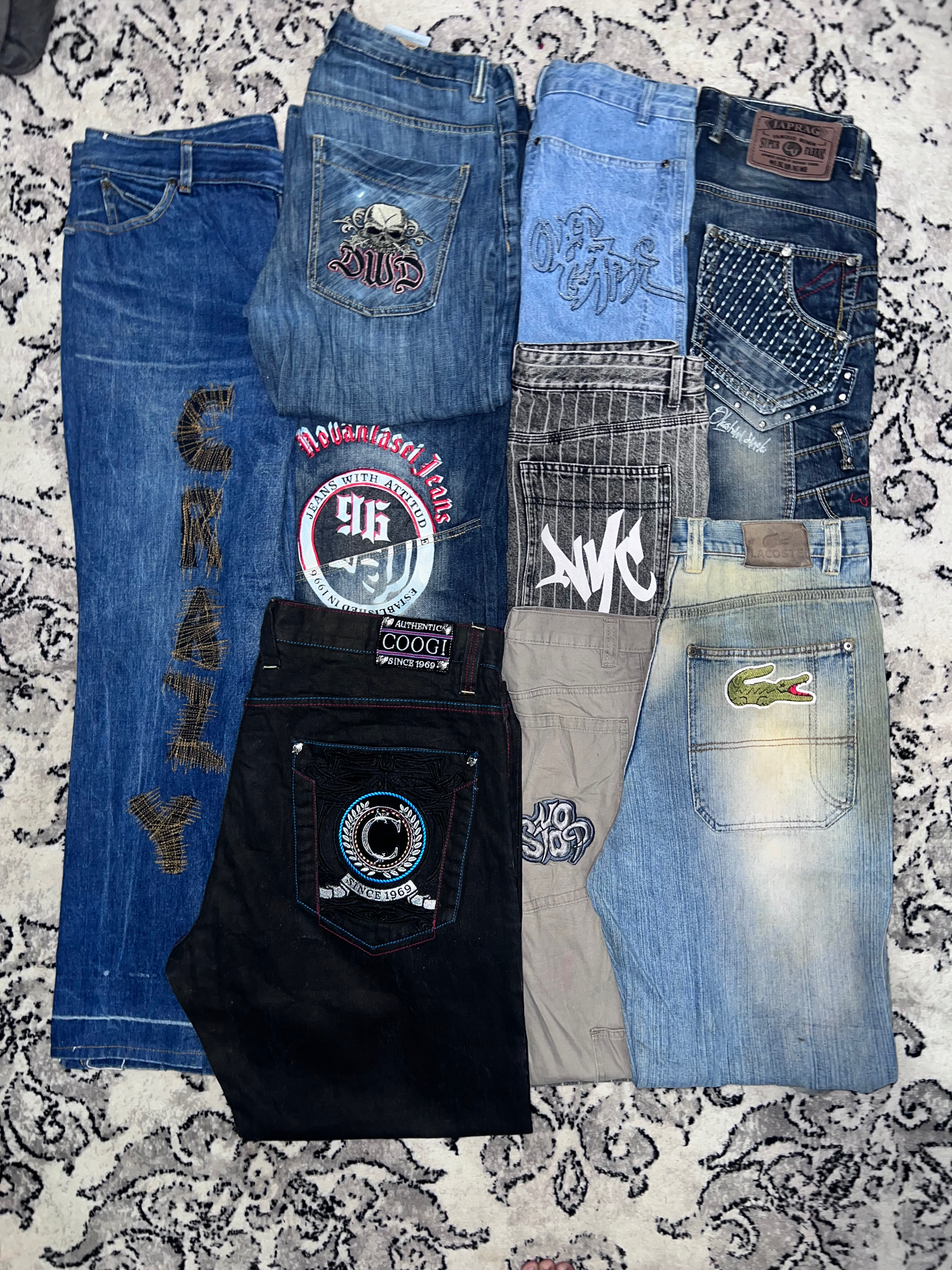 Y2k Hip Hop Jeans Pants