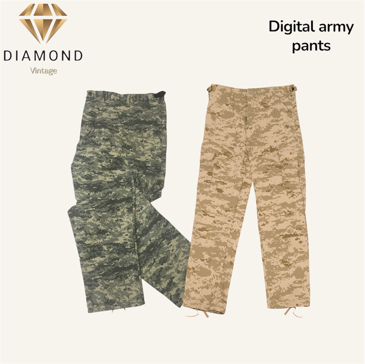 Pantalons militaires numériques (DV -12-266)