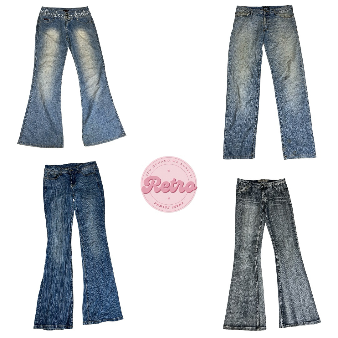 Classic Straight Flare Denim – Soft Wash & Everyday Casual Look (E)