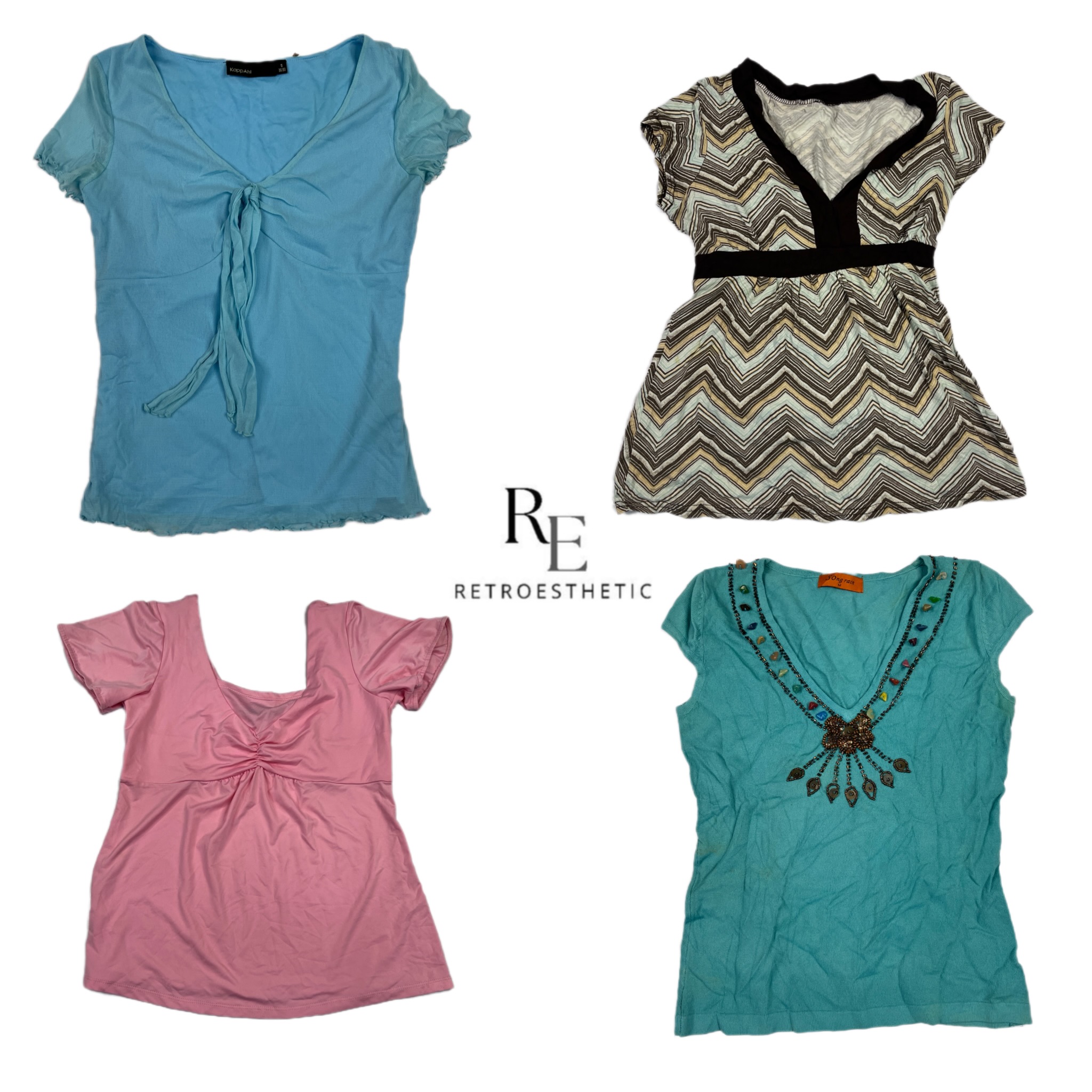 Y2K Cool Girl Sleeveless Tops RE-2625