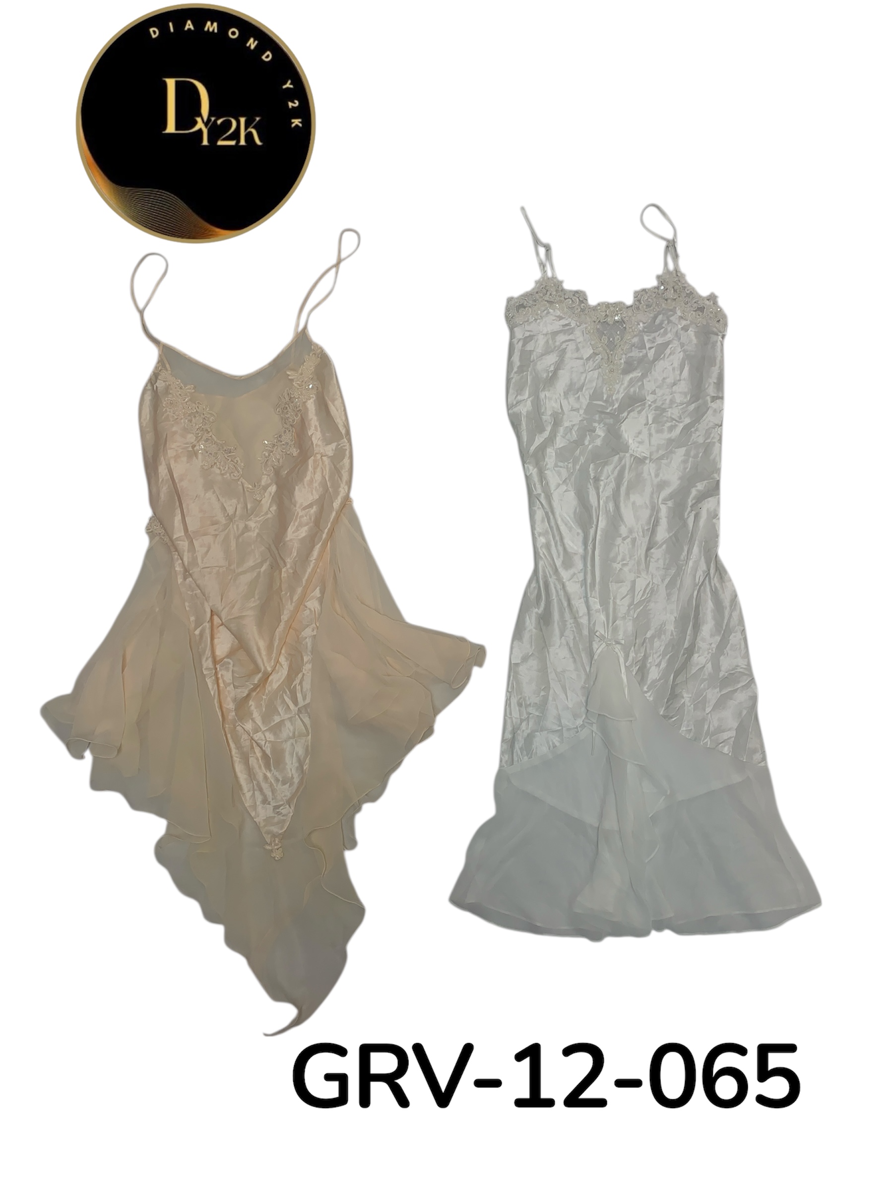 Robe glissante scintillante Y2K – Sexy et élégante sans effort (GRV-12-065)