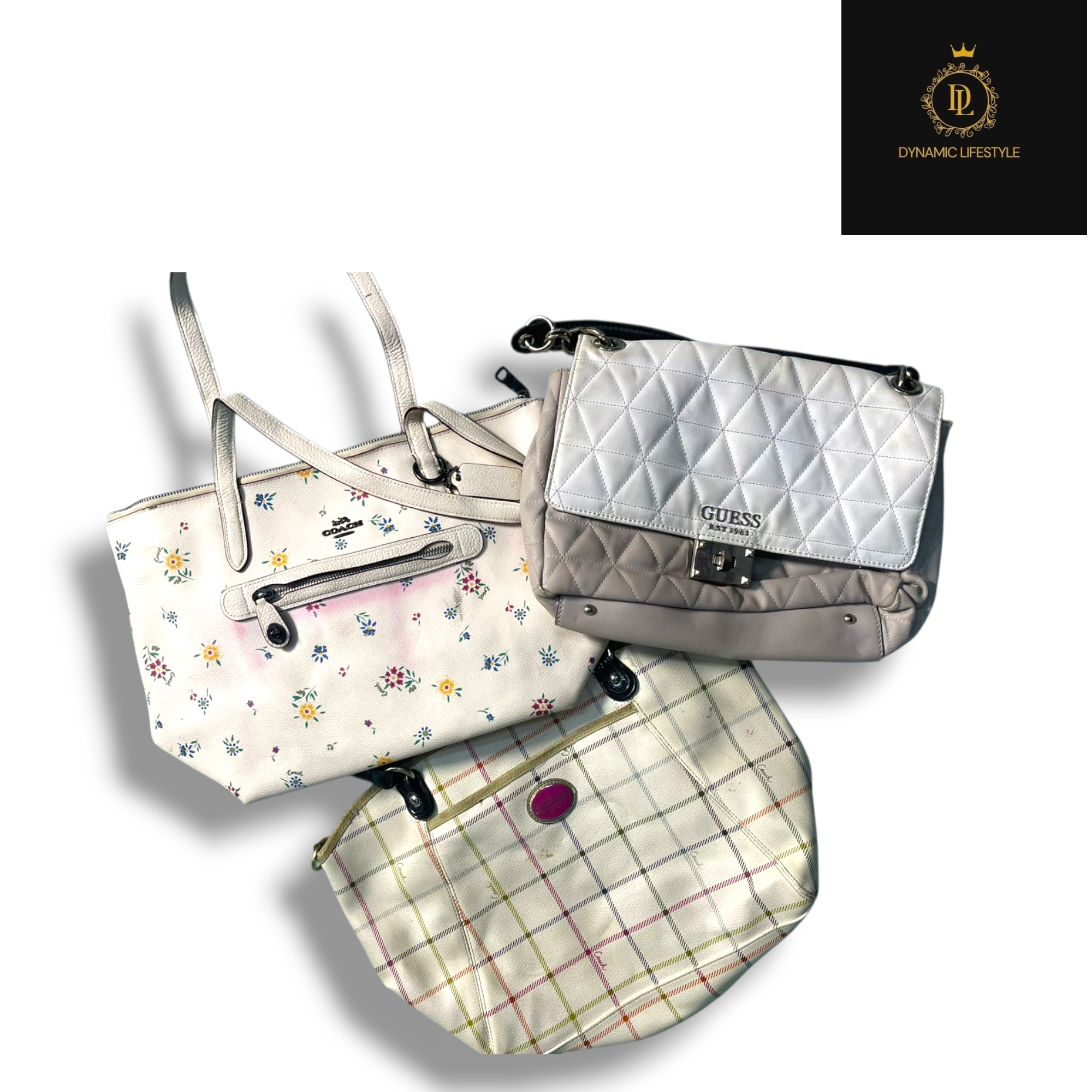 Coach and guess bags