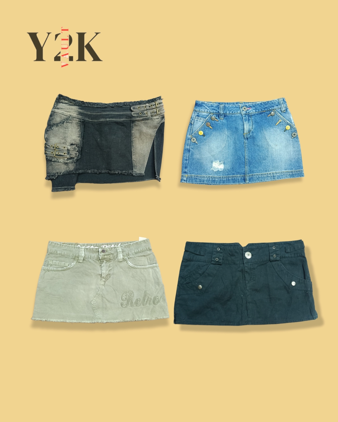 Y2K Paris Hilton–Era Mini Skirts (Yv-515)