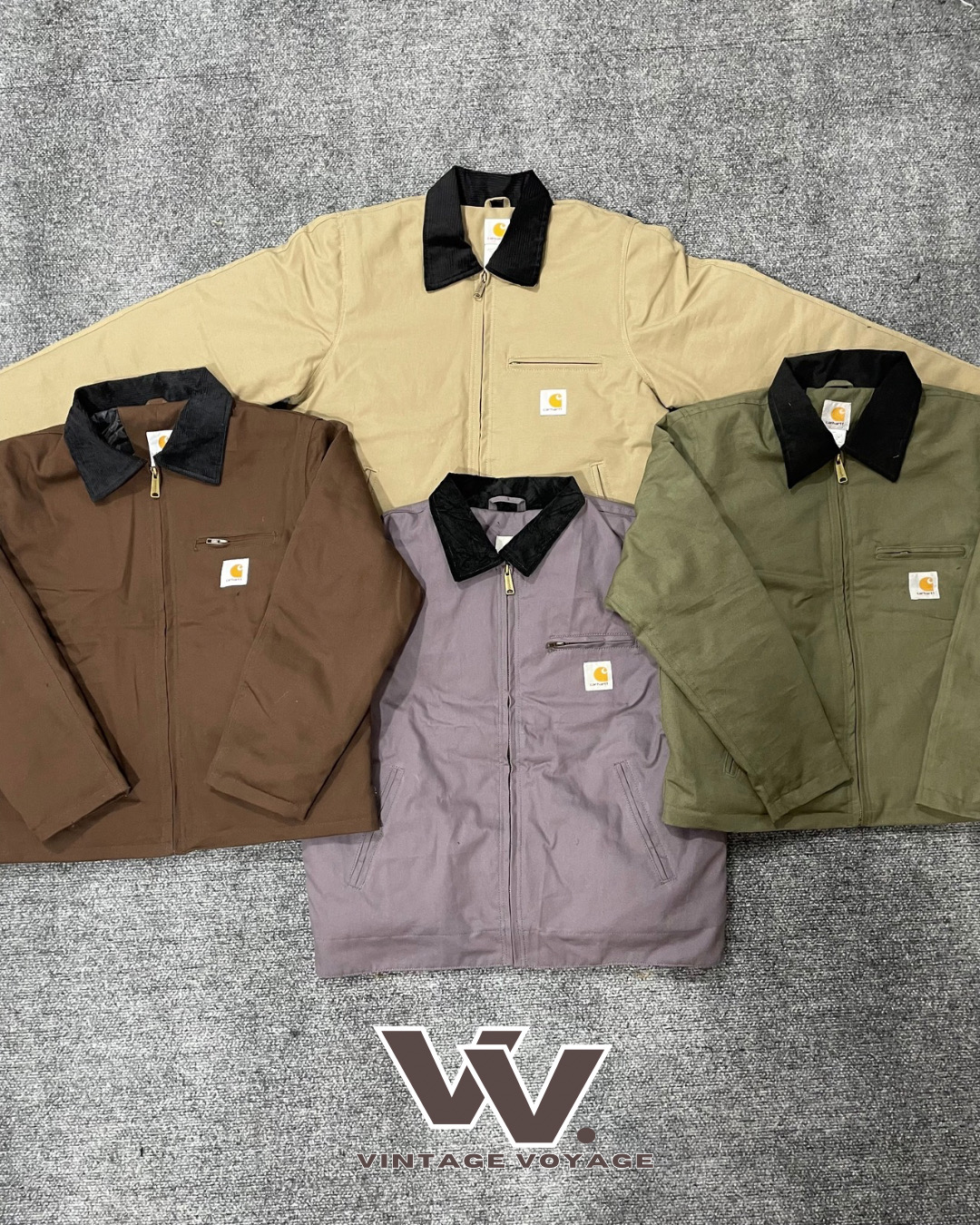 Carhartt reworked style mix colour Detroit jackets (12/12)