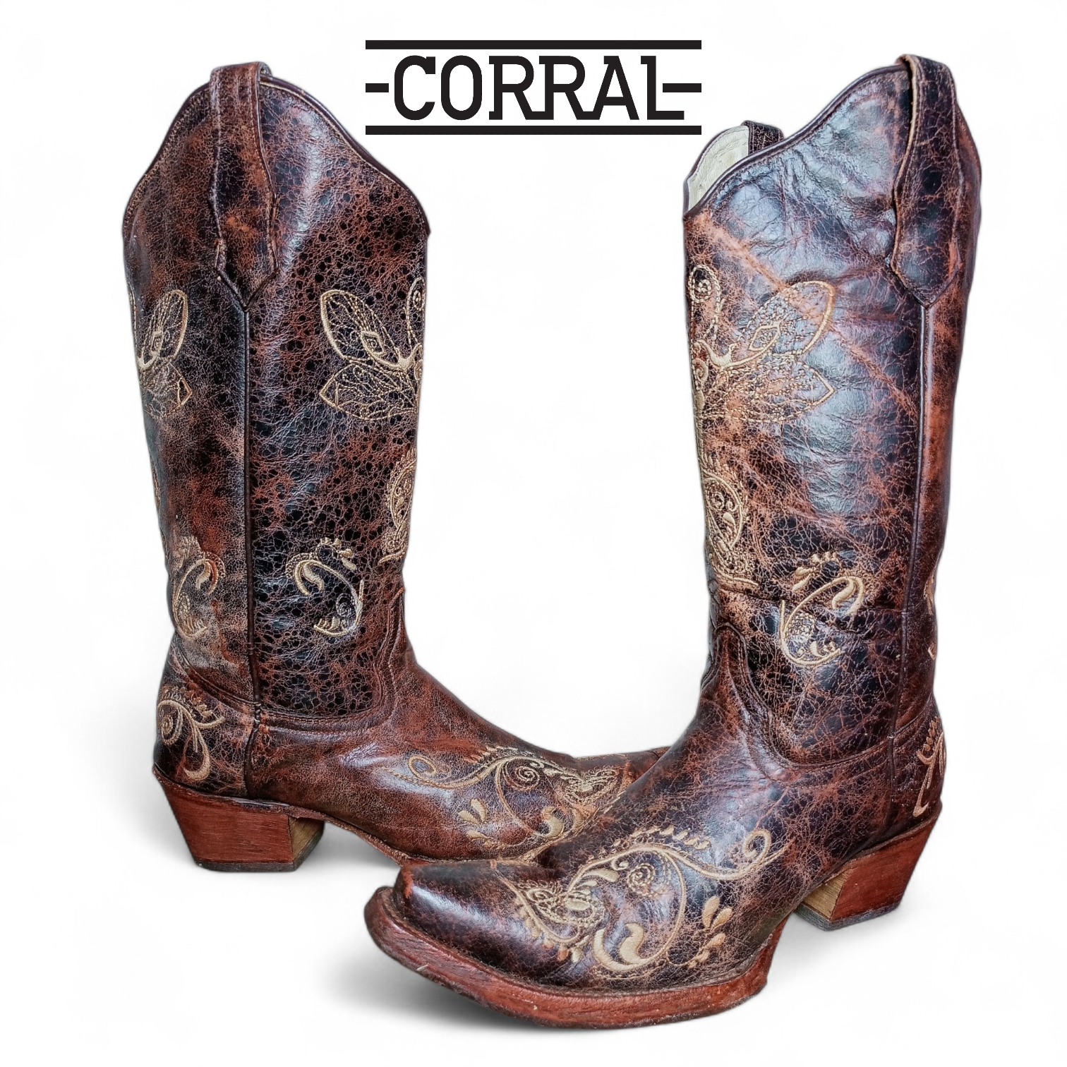 Coleção de Botas de Cowboy Premium SA#361 • Botas Corral, Sandra etc