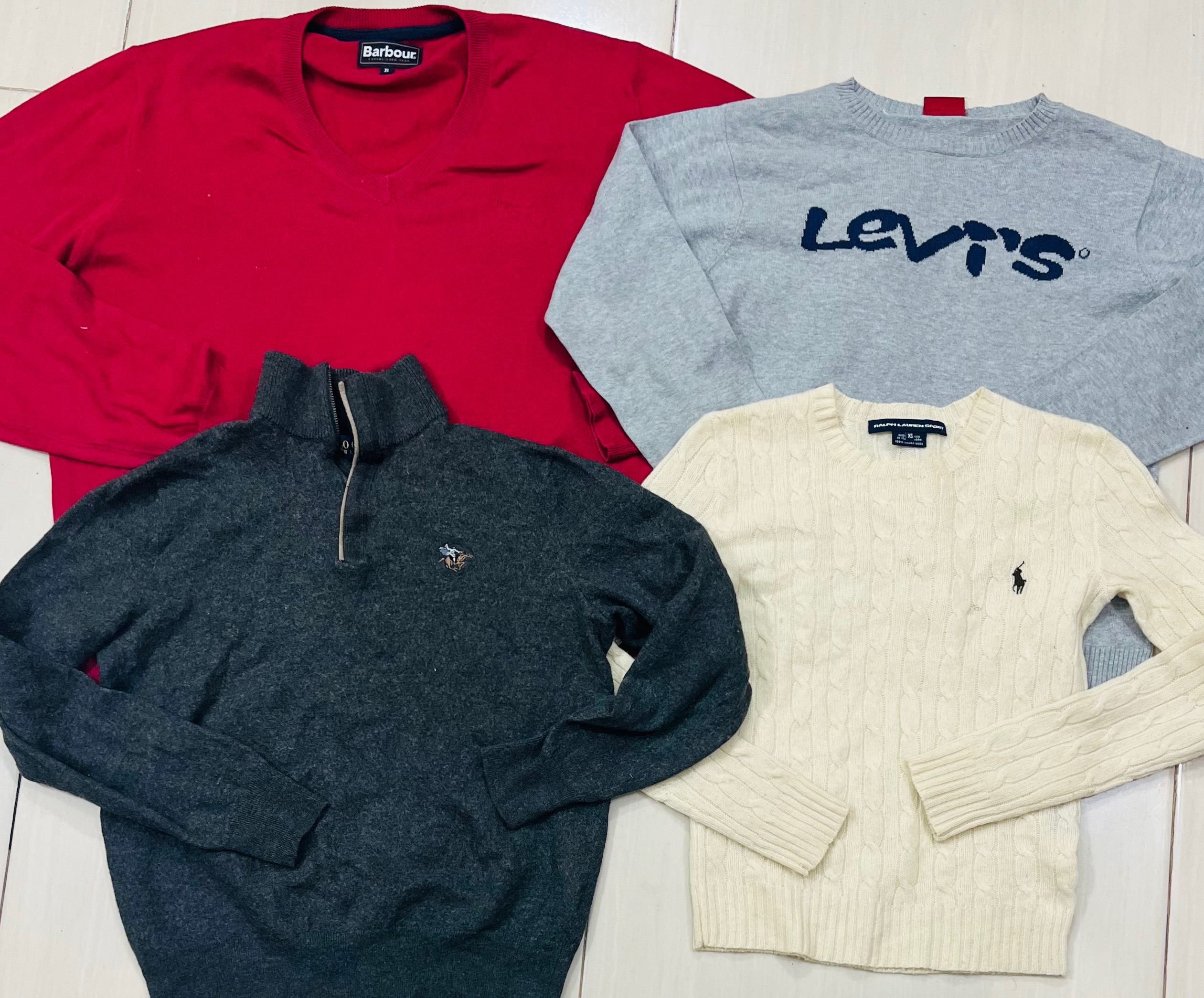 mixed branded sweaters