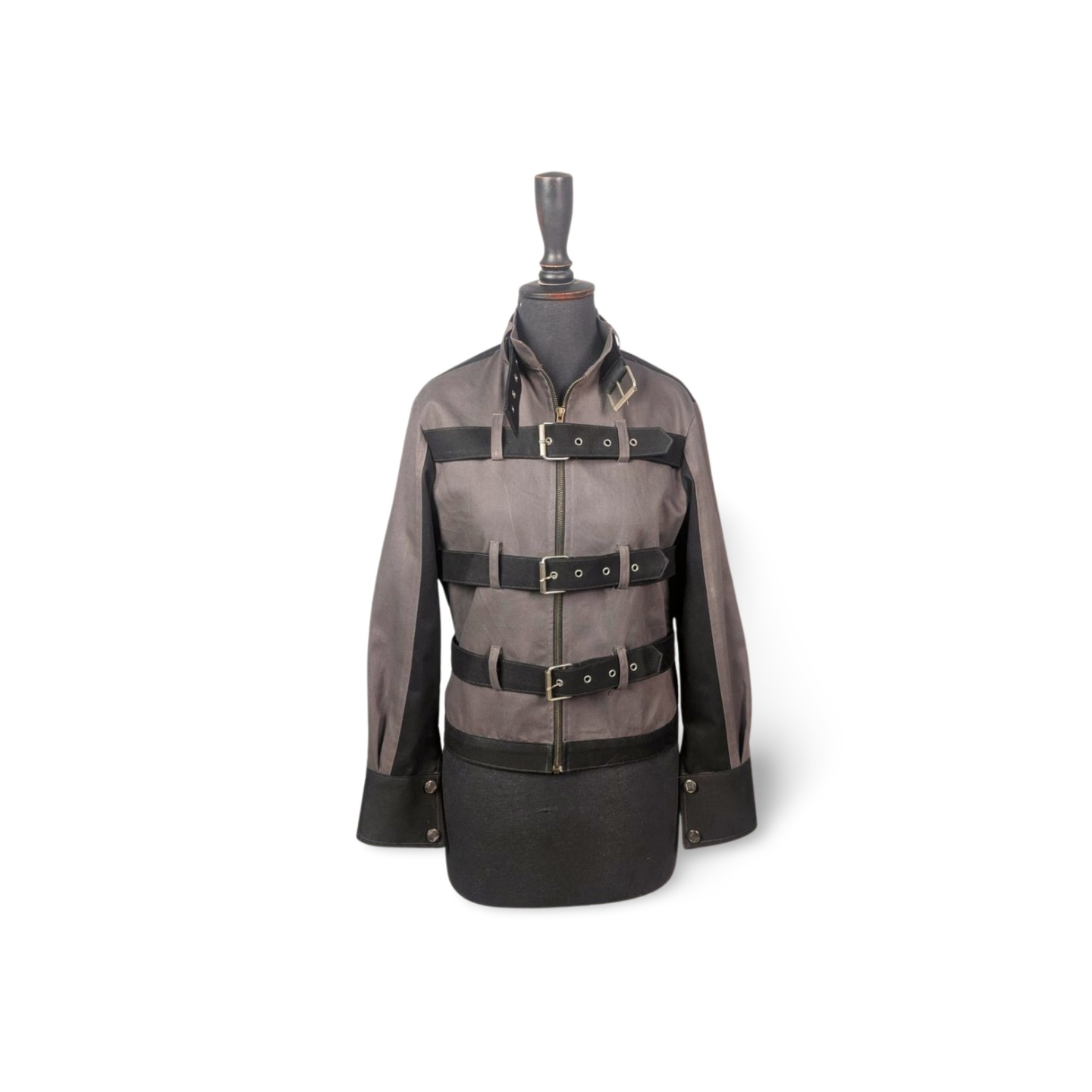 UPCYCLED BUCKLE CARGO JACKET