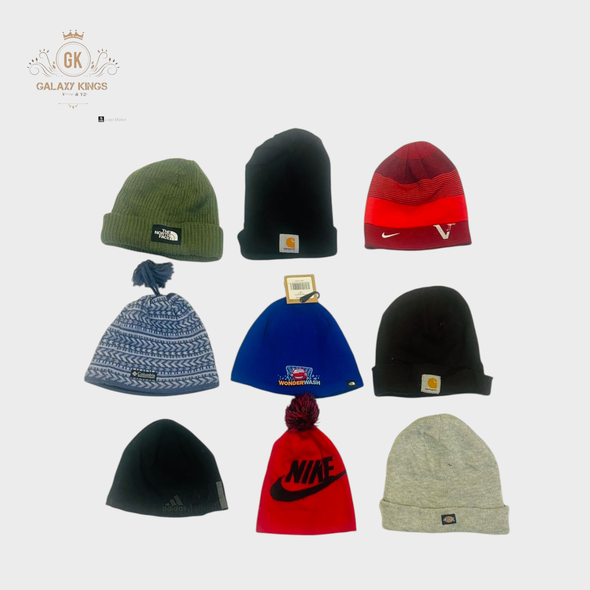 Mixed Branded Wool Caps