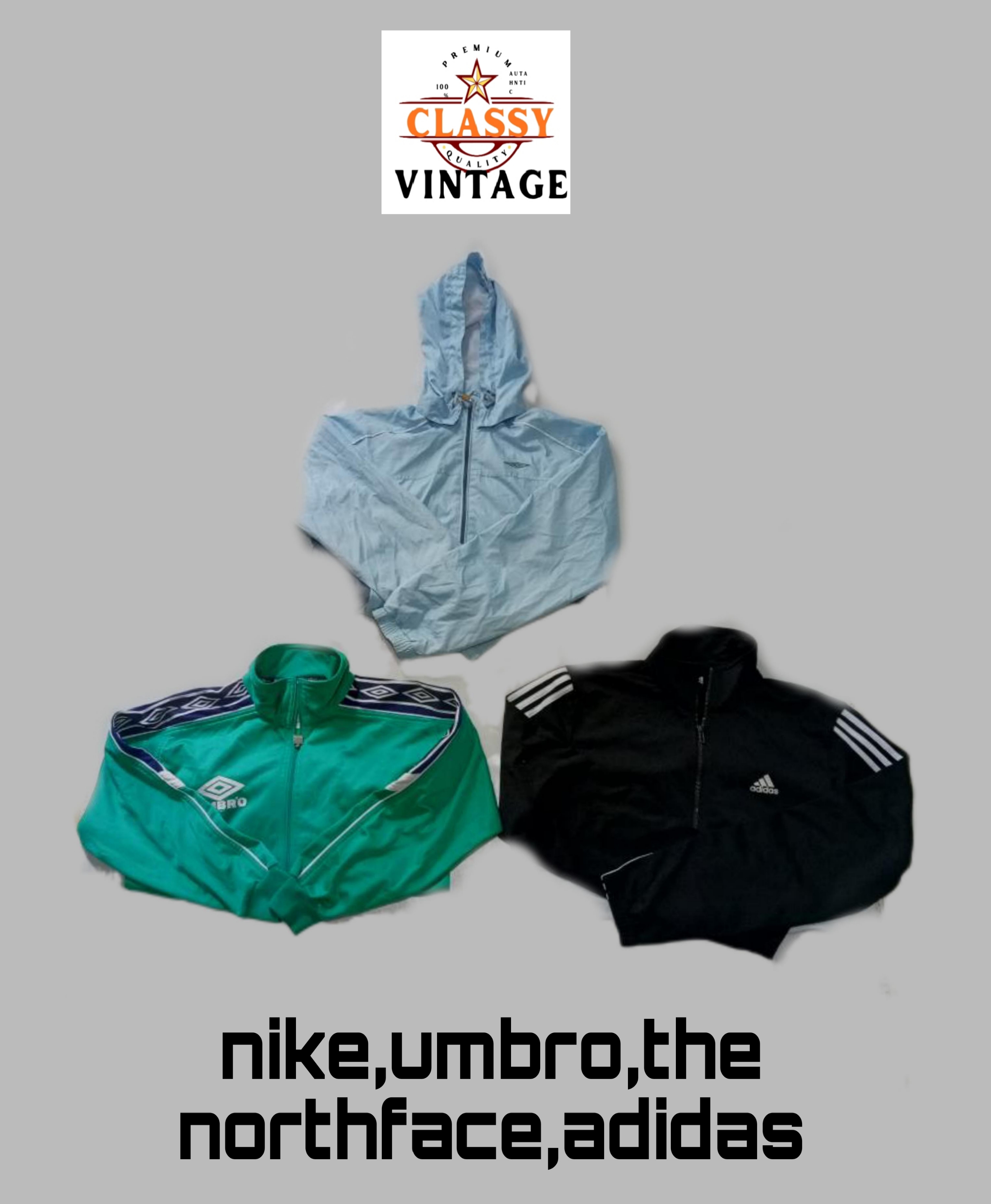 The northface, nike, adidas, umbro mix jacket Sweatshirts CV0020