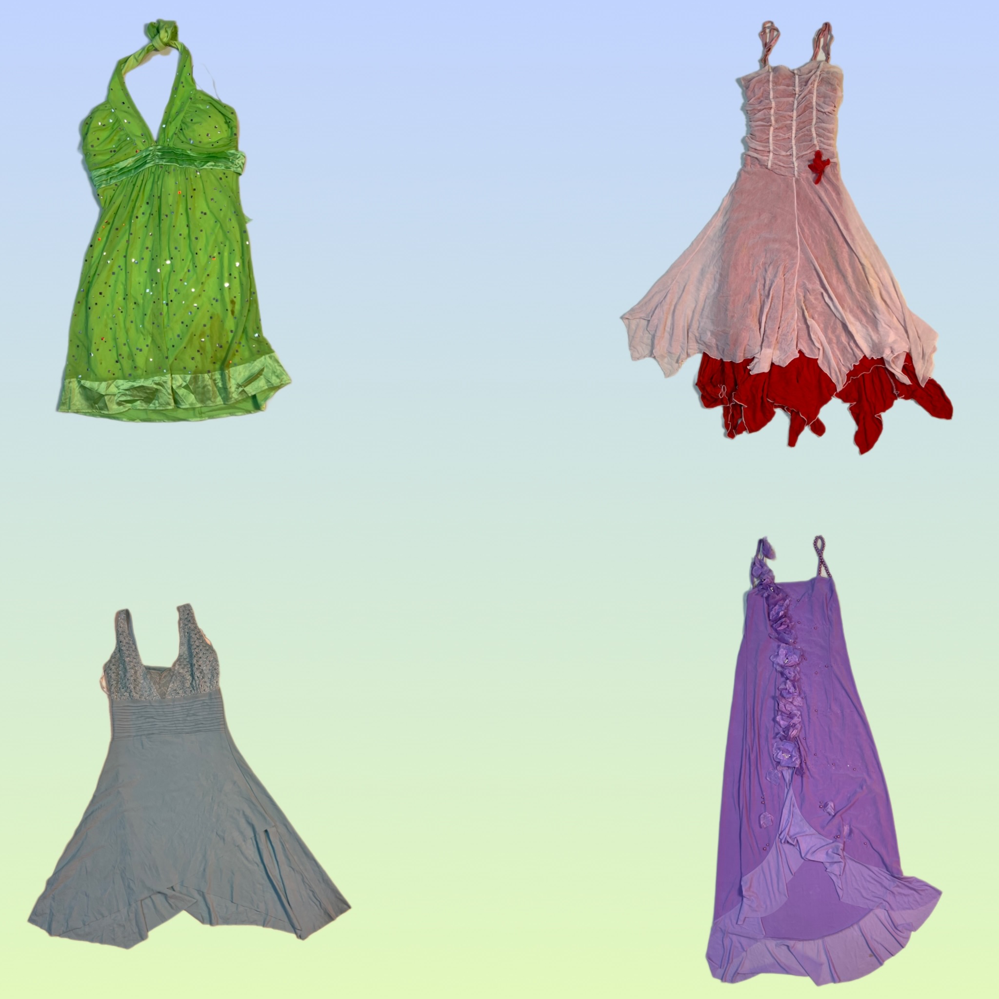 Y2K NYC Maxi Dresses (TS-1791)