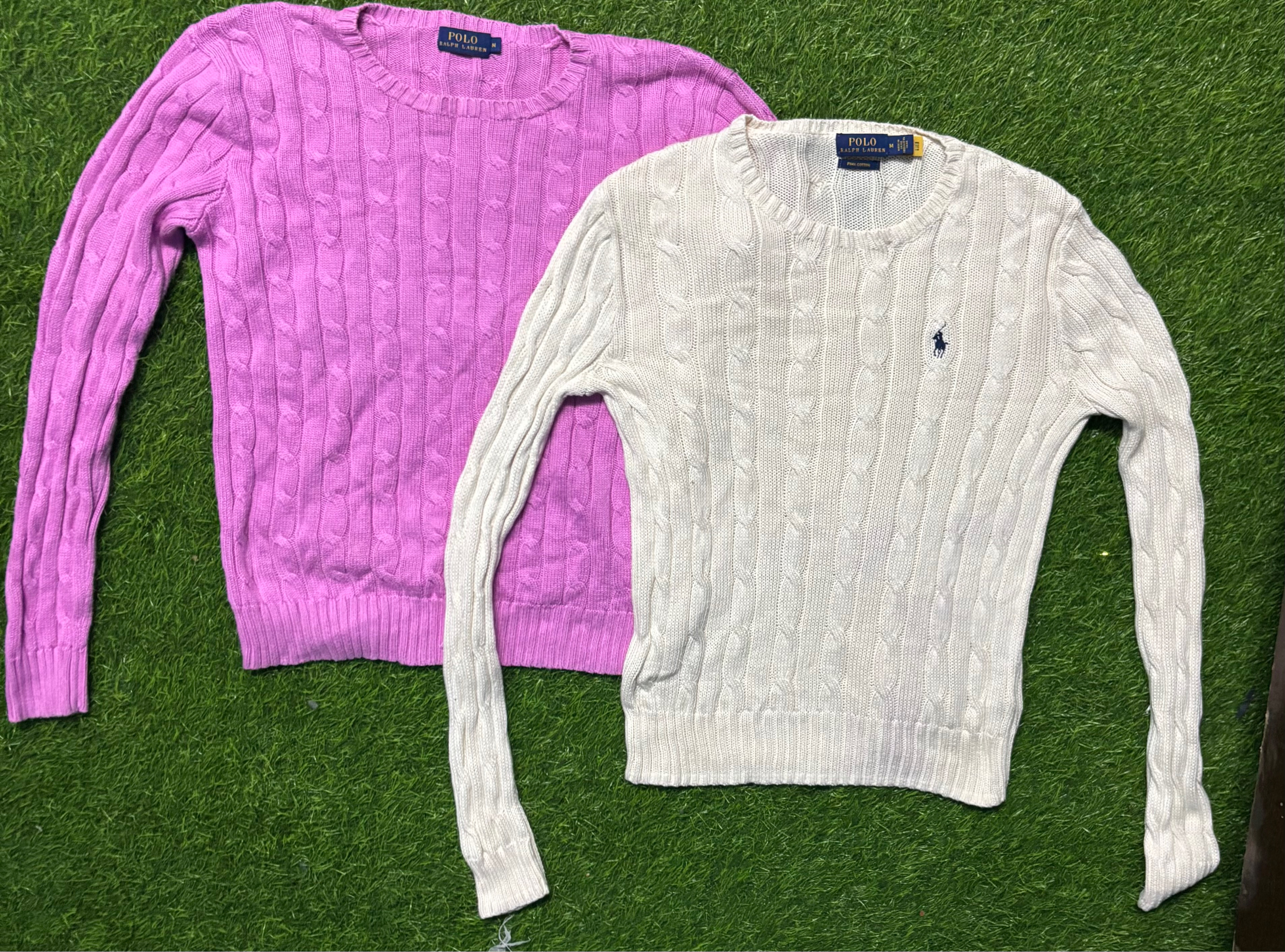 Polo Ralph Lauren cableknit e quarter zip
