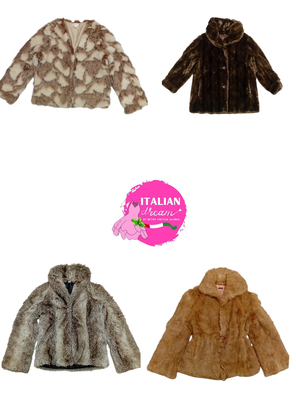 Y2k trendy fur jacket