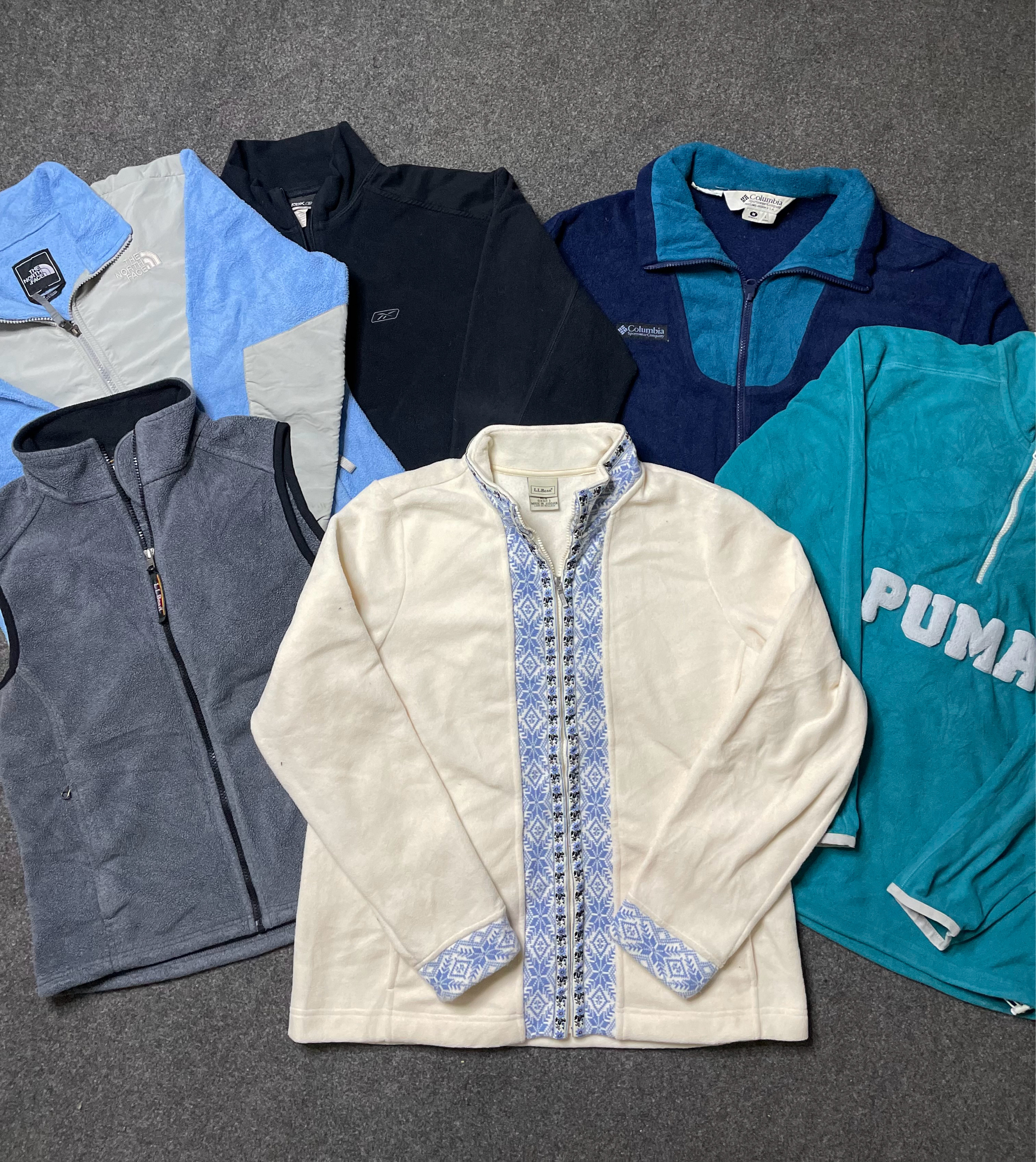 TNF & Columbia & LL Bean & Mischmarken-Fleece