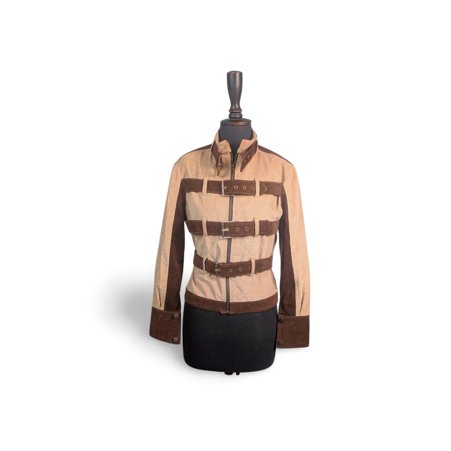 UPCYCLED CORDUROY BUCKLE JACKET