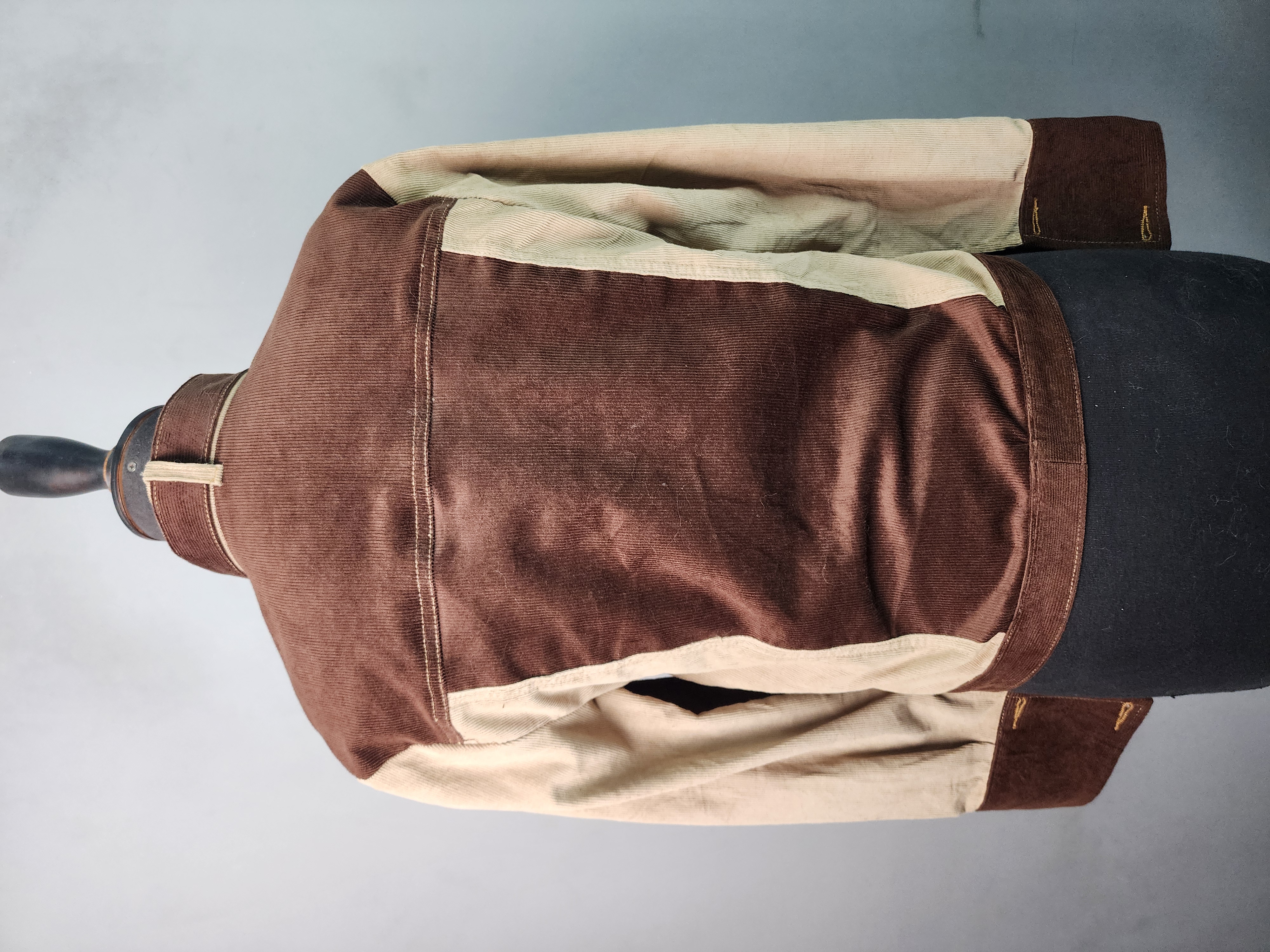 UPCYCLED CORDUROY BUCKLE JACKET