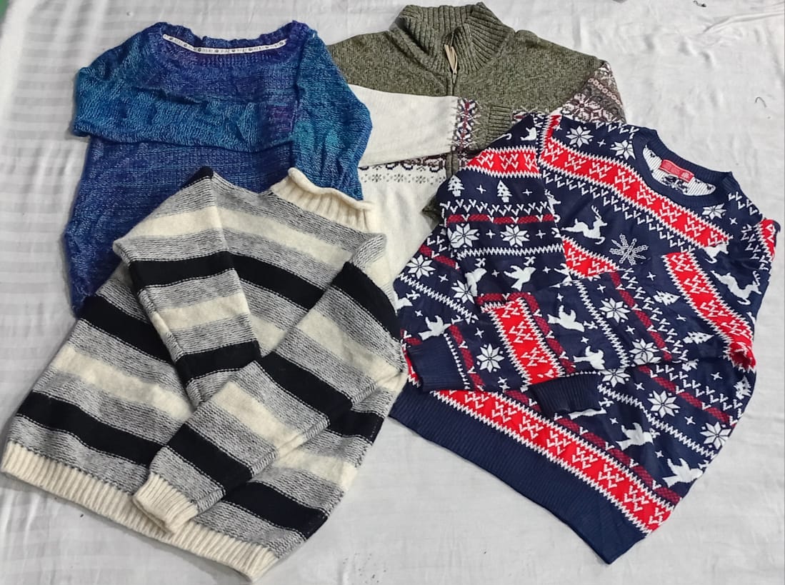 CR5625 Y2K Bunte Vollpullover