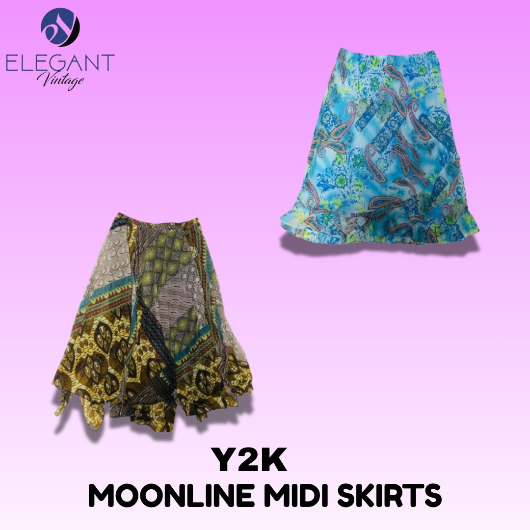 Jupes Midi Y2K Moon Line - EV1561