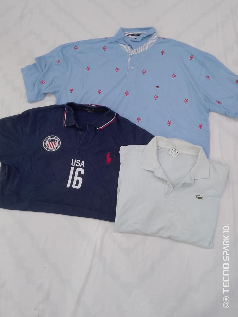 CRZ1066  Polo Ralph Lauren & Tommy Mix Collar T-Shirts