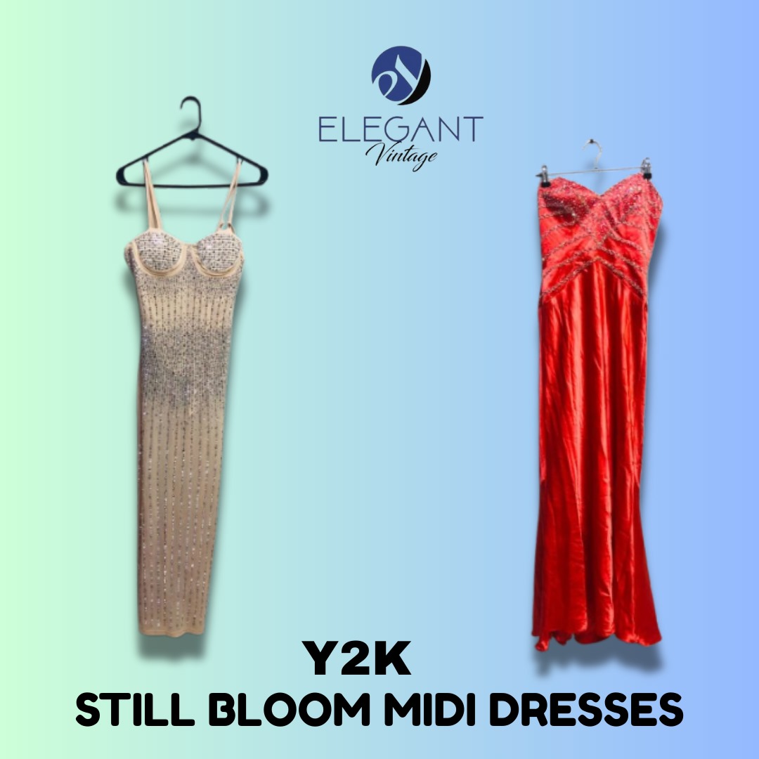 Vestidos Midi Y2K Still Bloom - EV1573