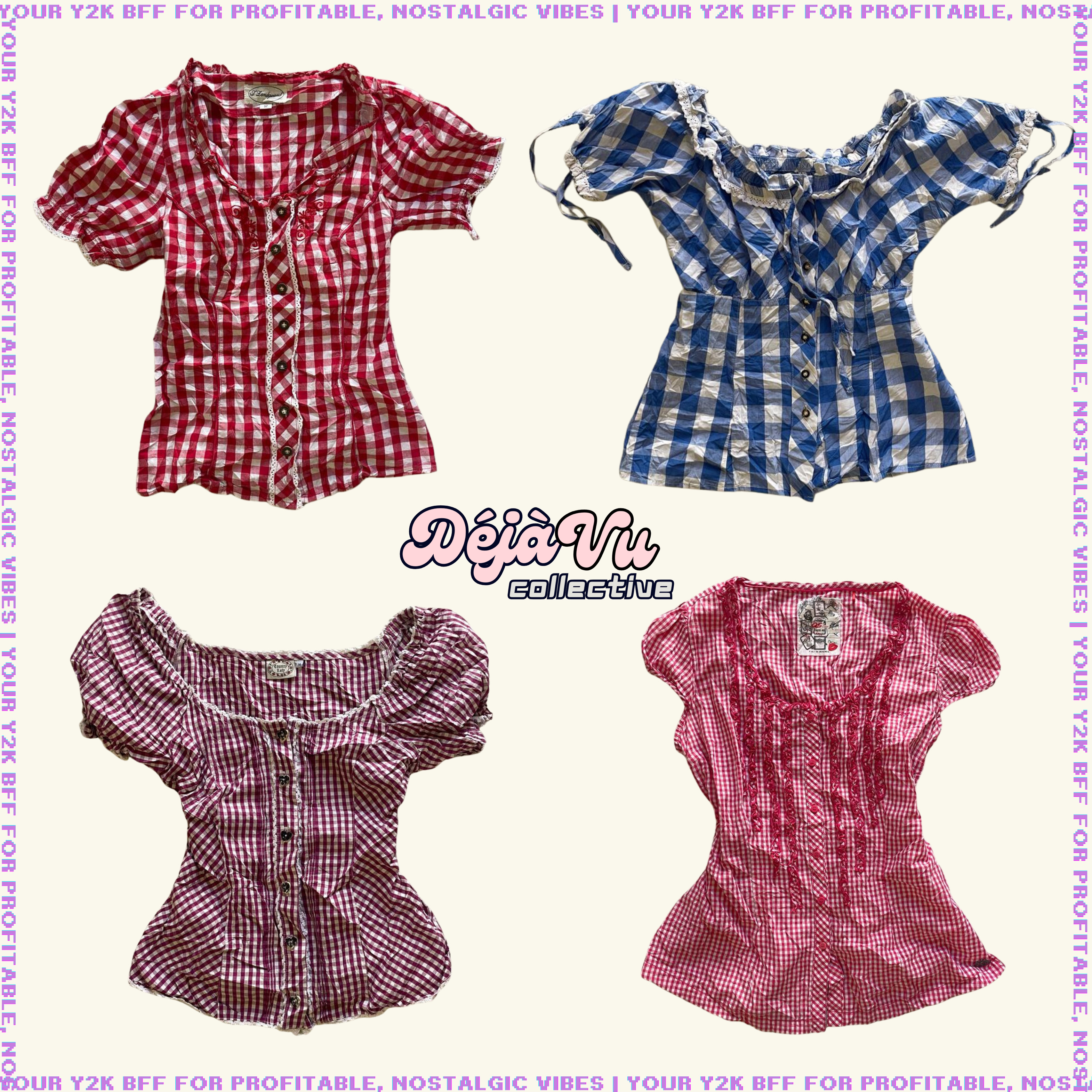 Tops de la laitière Y2K (DVC#122)