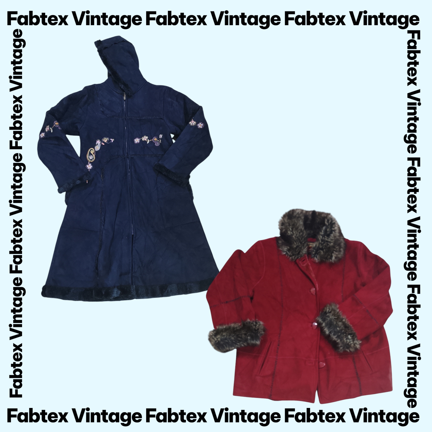 (FV-782) Y2K Penny Lane Afghan Coats