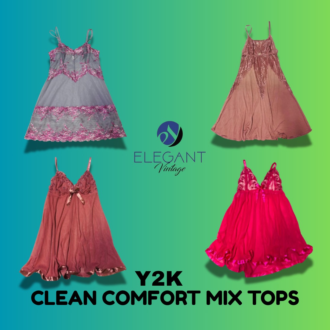 Y2K Clean Comfort Mix Tops - EV1578