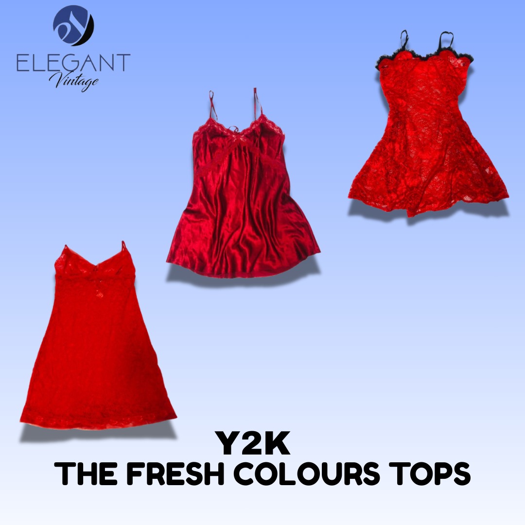 Y2K The Fresh Colours Tops - EV1581
