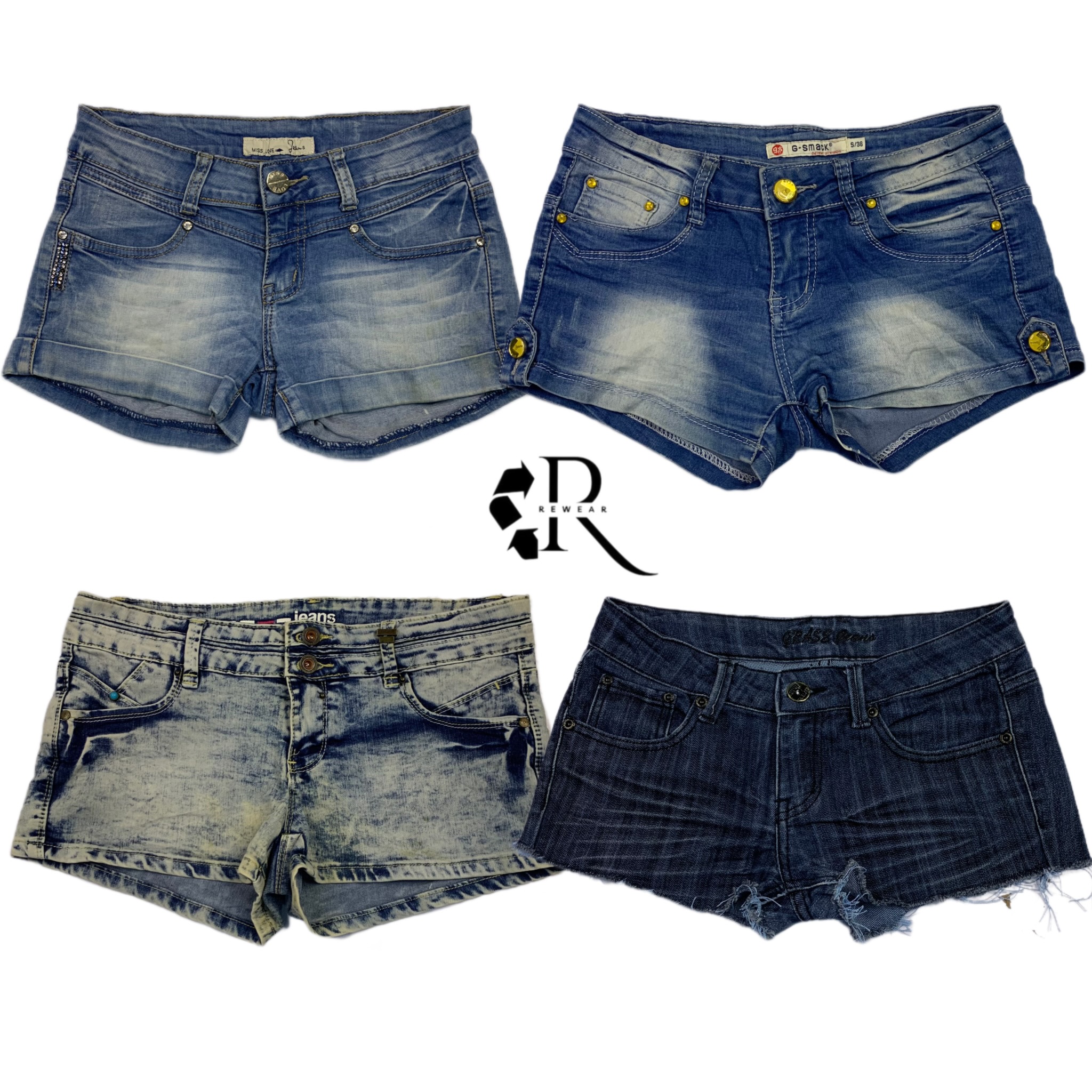 Y2K Britney Era Girl Micro Mini Short RW-1357