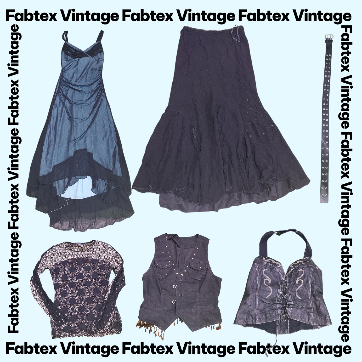 (FV-779) Dark Gothic Fairy Core Bundle