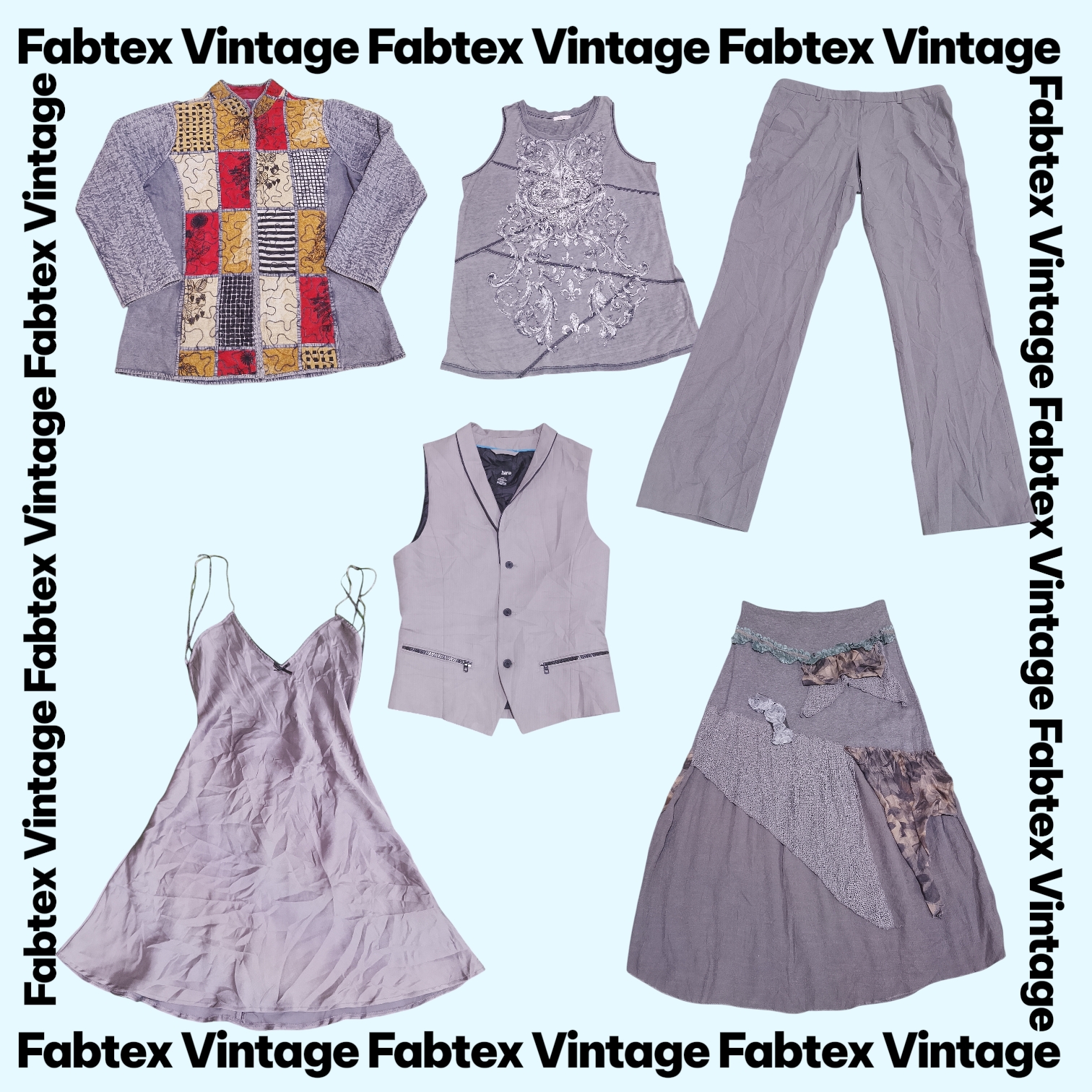 (FV-767) Ash Grey's Grunge Boho Mix Bundle