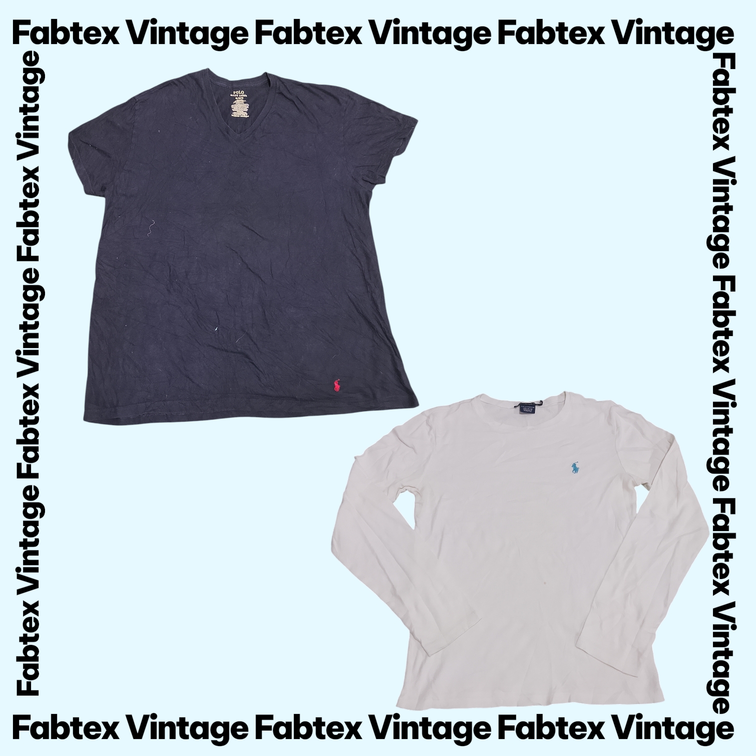 (FV-777) Polo Einfach Schwarz Weiß T-Shirt