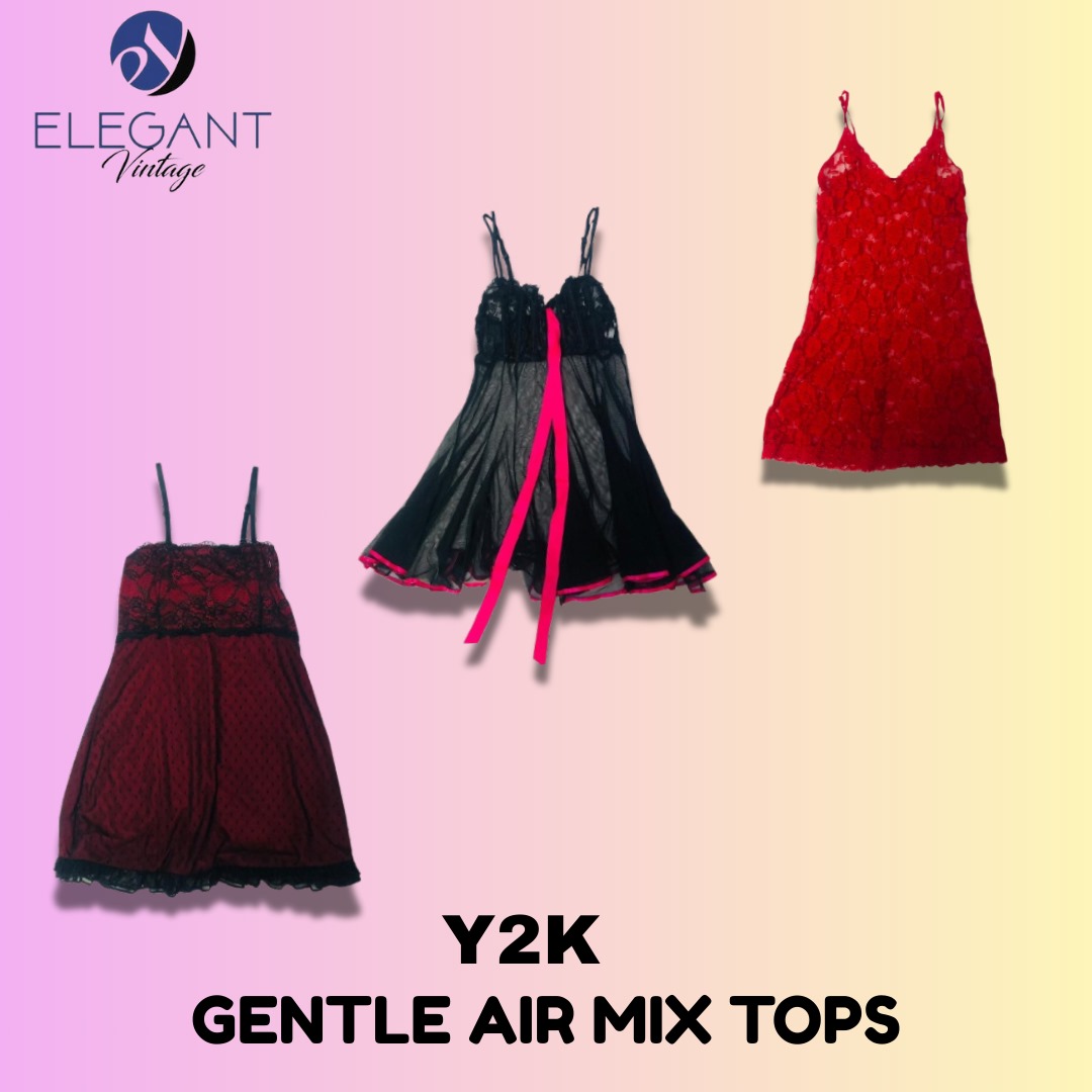 Y2K Gentle Air Mix Tops - EV1588