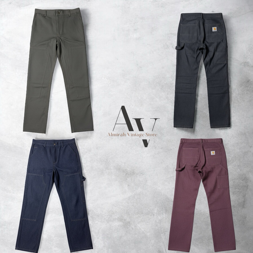 Carhartt rework style double knee pants