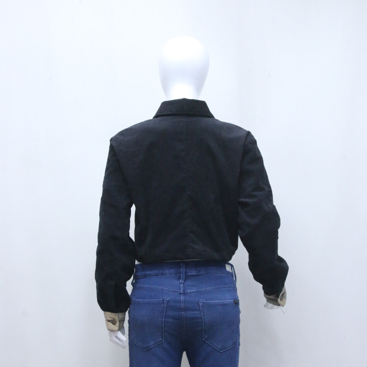 CR1032 Upcycled Repurposed Corduroy Plaid Jacket