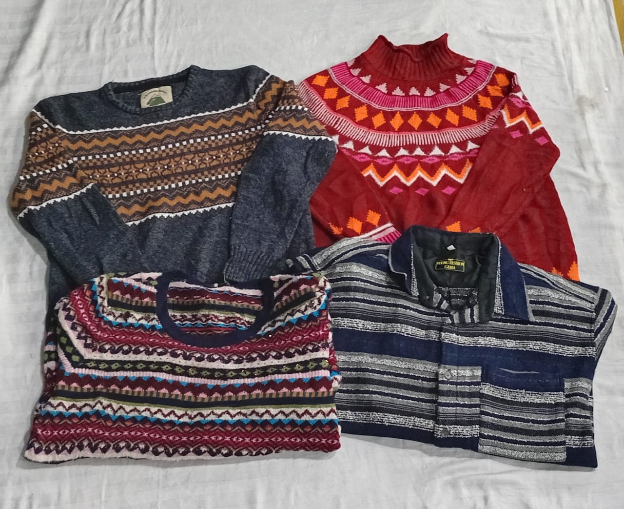 CR5627 Y2K bunte Pullover