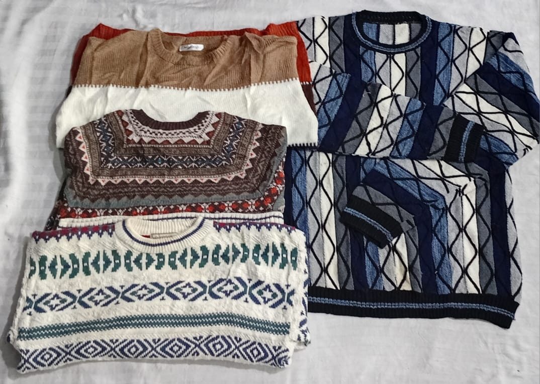 CR5628 Y2K Bunte Pullover