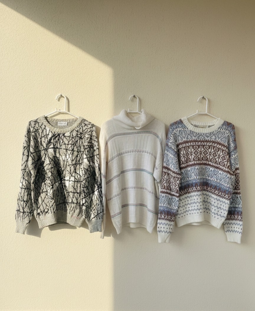 Bedruckter Pullover
