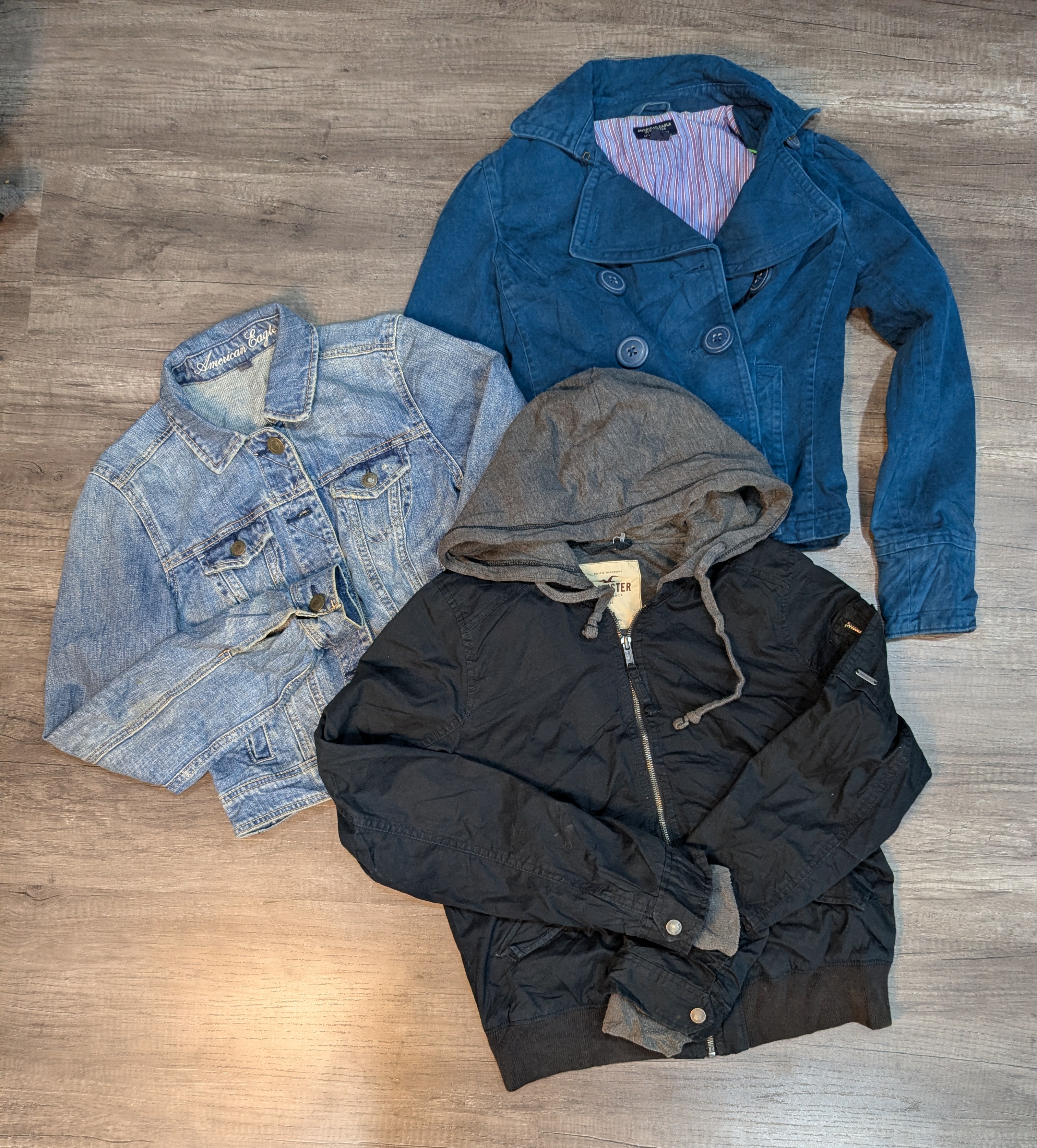 1397 - American Eagle, Hollister, Aeropostale, Mix Jacket