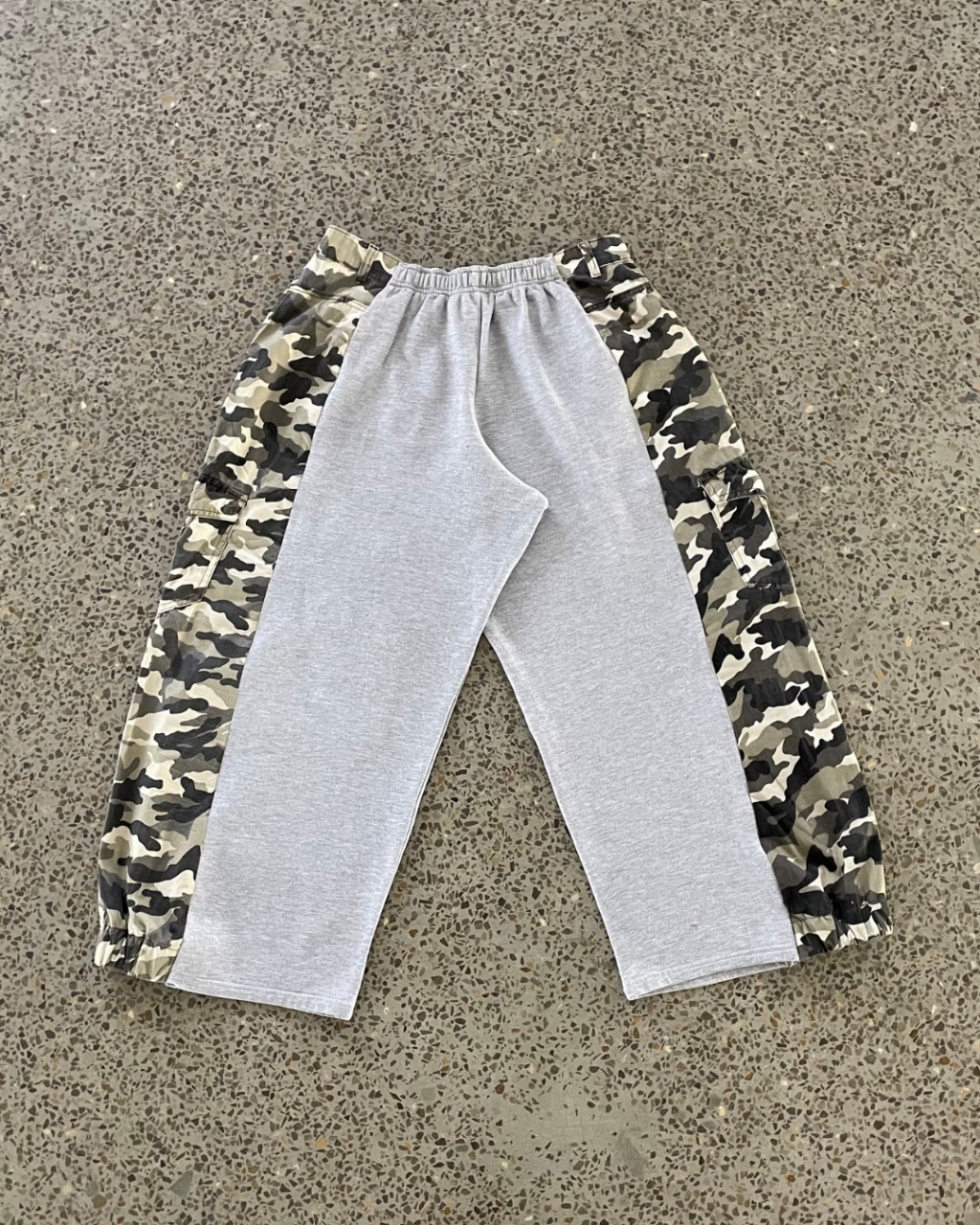 Upcycled Camo Hybrid Sweatpants