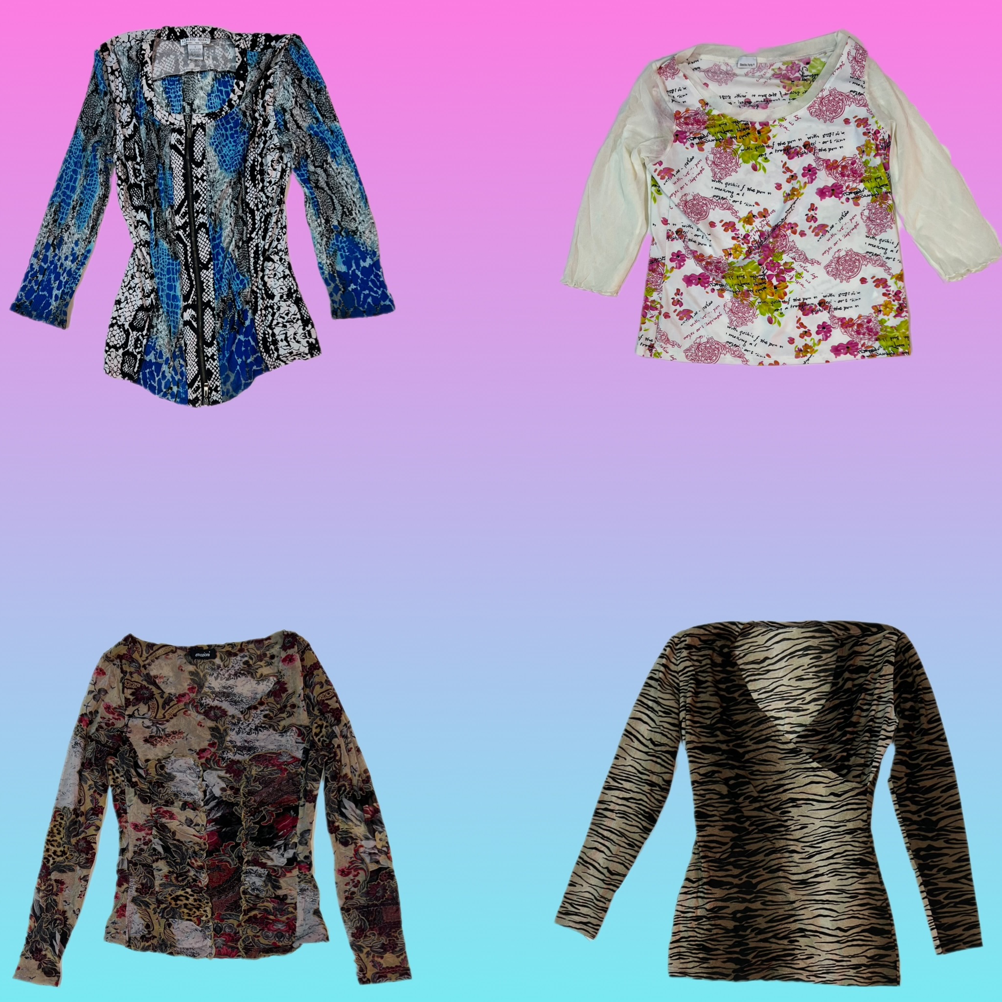 Tops à manches longues Y2K Grunge (TS-1806)