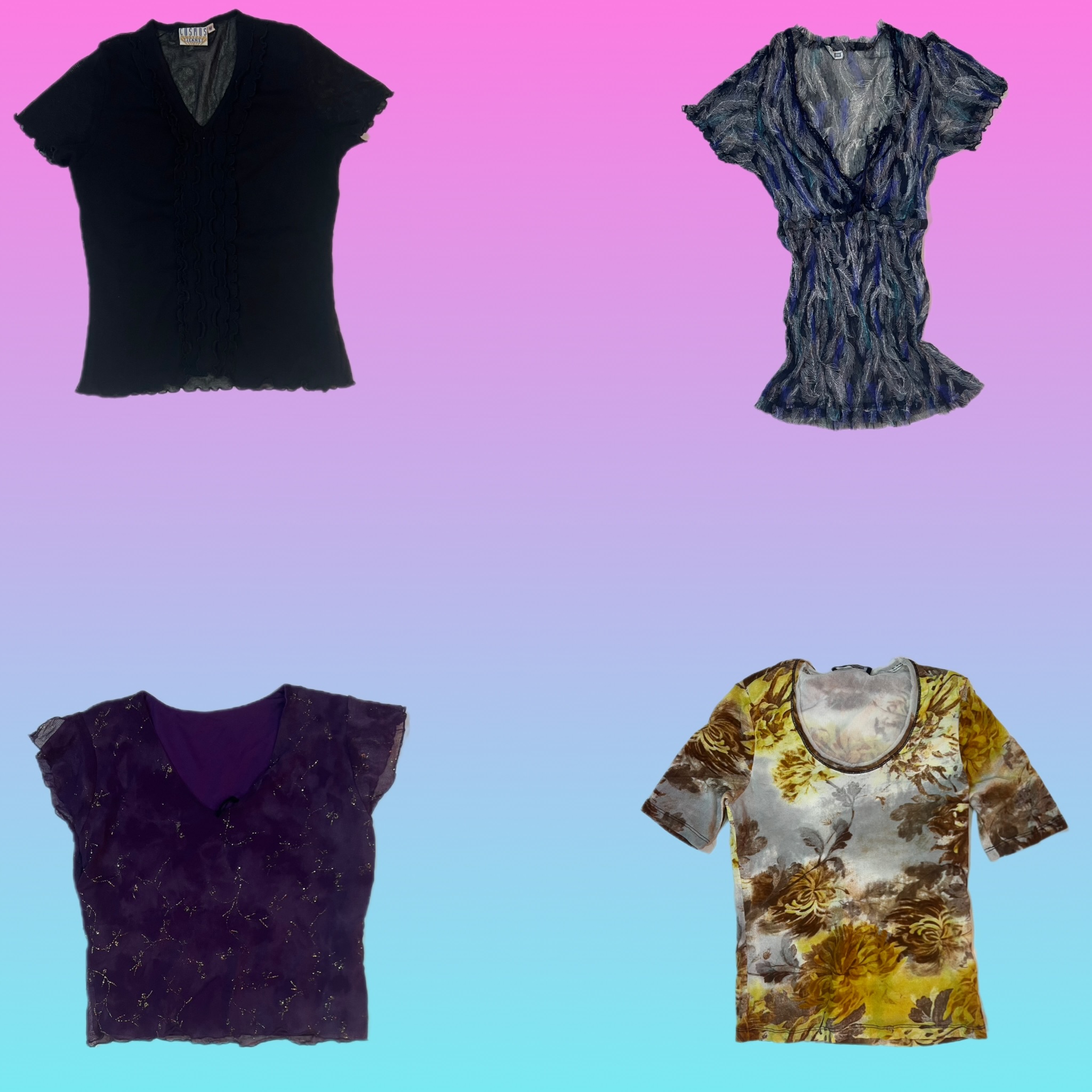 Y2K grunge Tops (TS-1807)